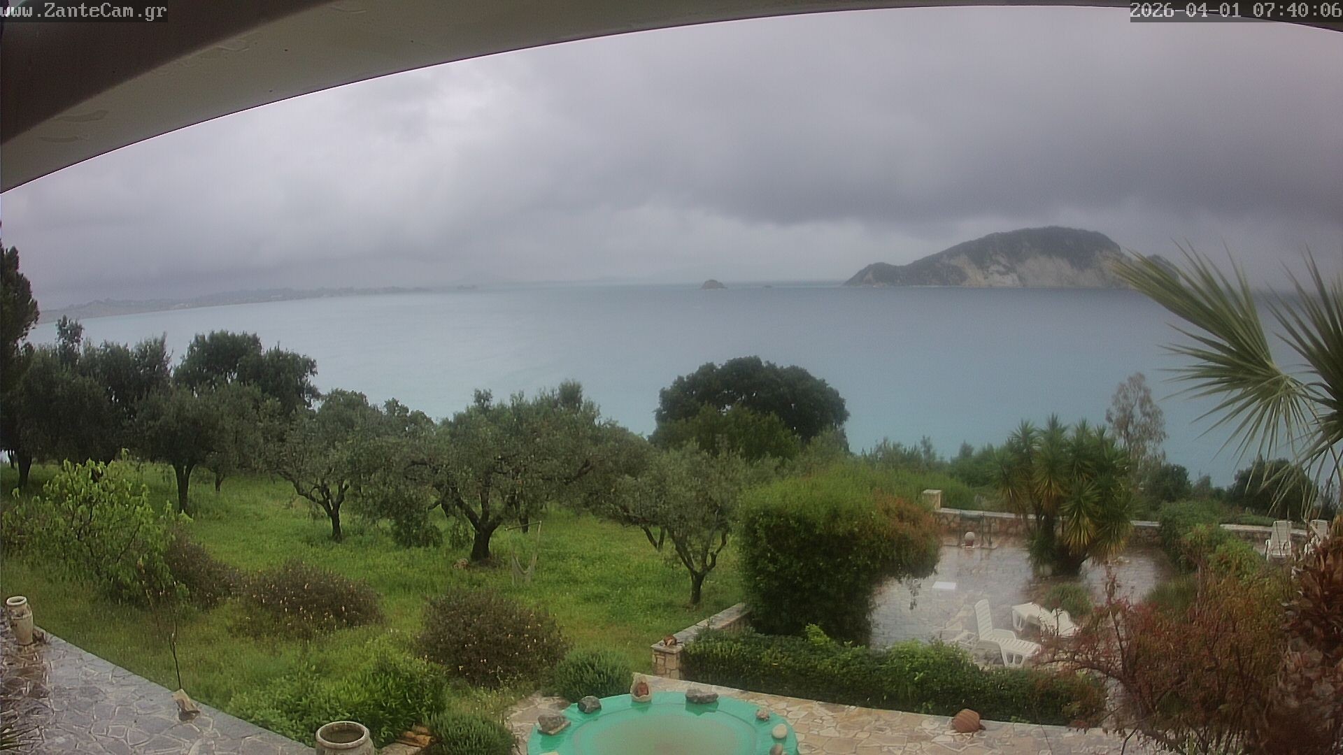 Archived image Webcam Zakynthos - Greek - Marine Park