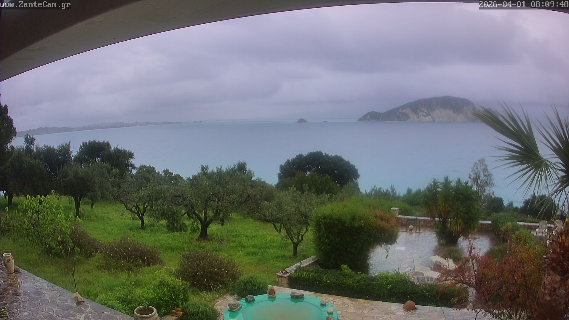 Archived image Webcam Zakynthos - Greek - Marine Park