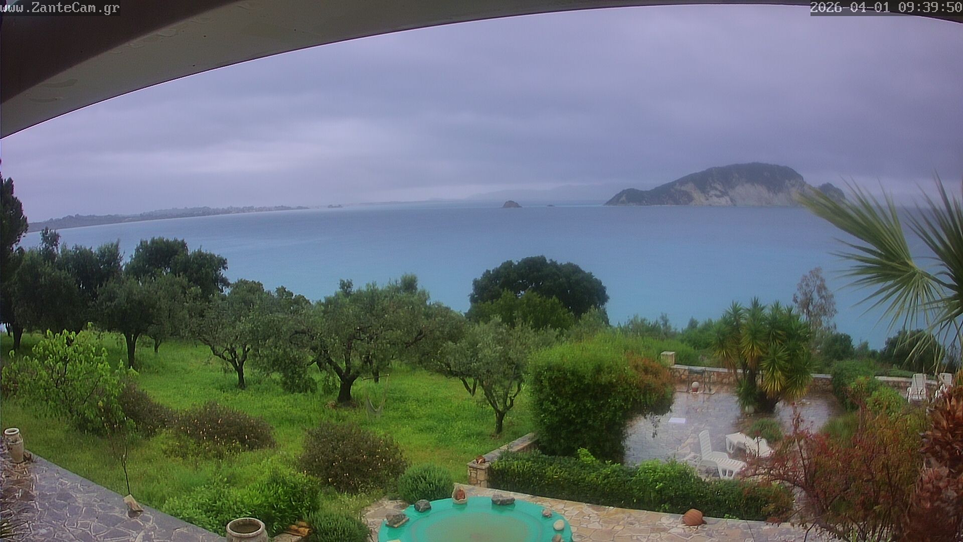 Archived image Webcam Zakynthos - Greek - Marine Park