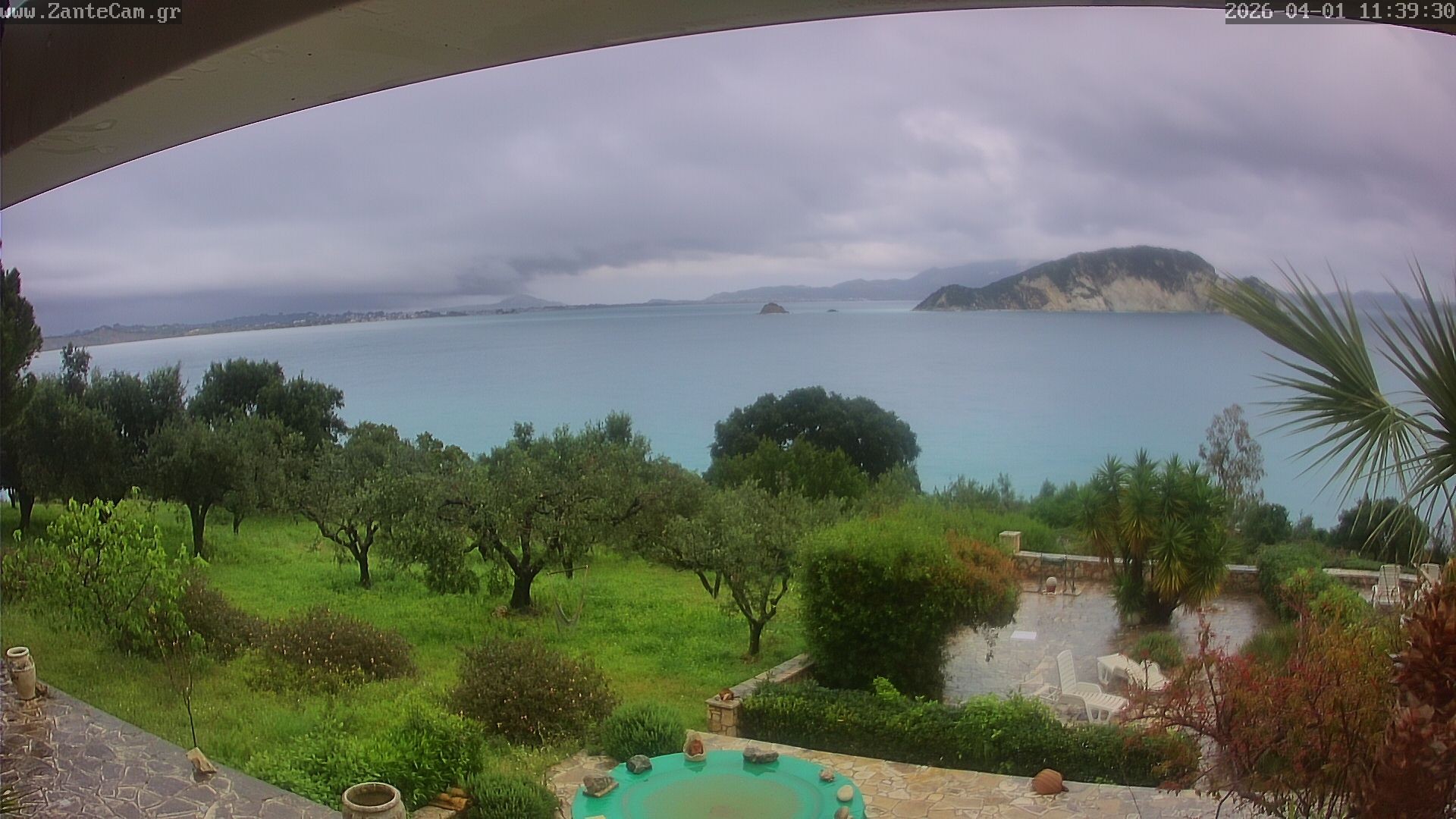 Archived image Webcam Zakynthos - Greek - Marine Park