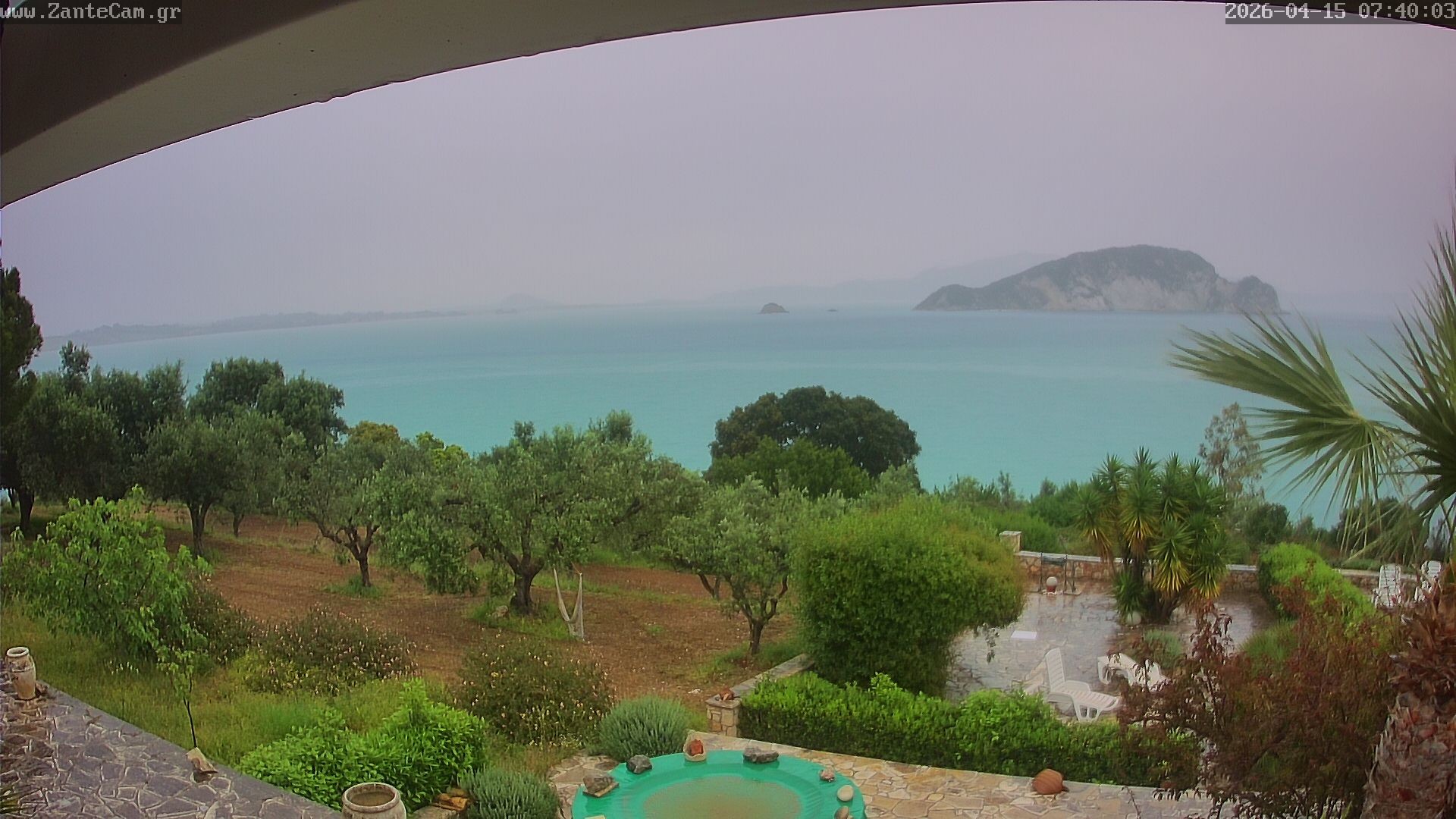 Archived image Webcam Zakynthos - Greek - Marine Park