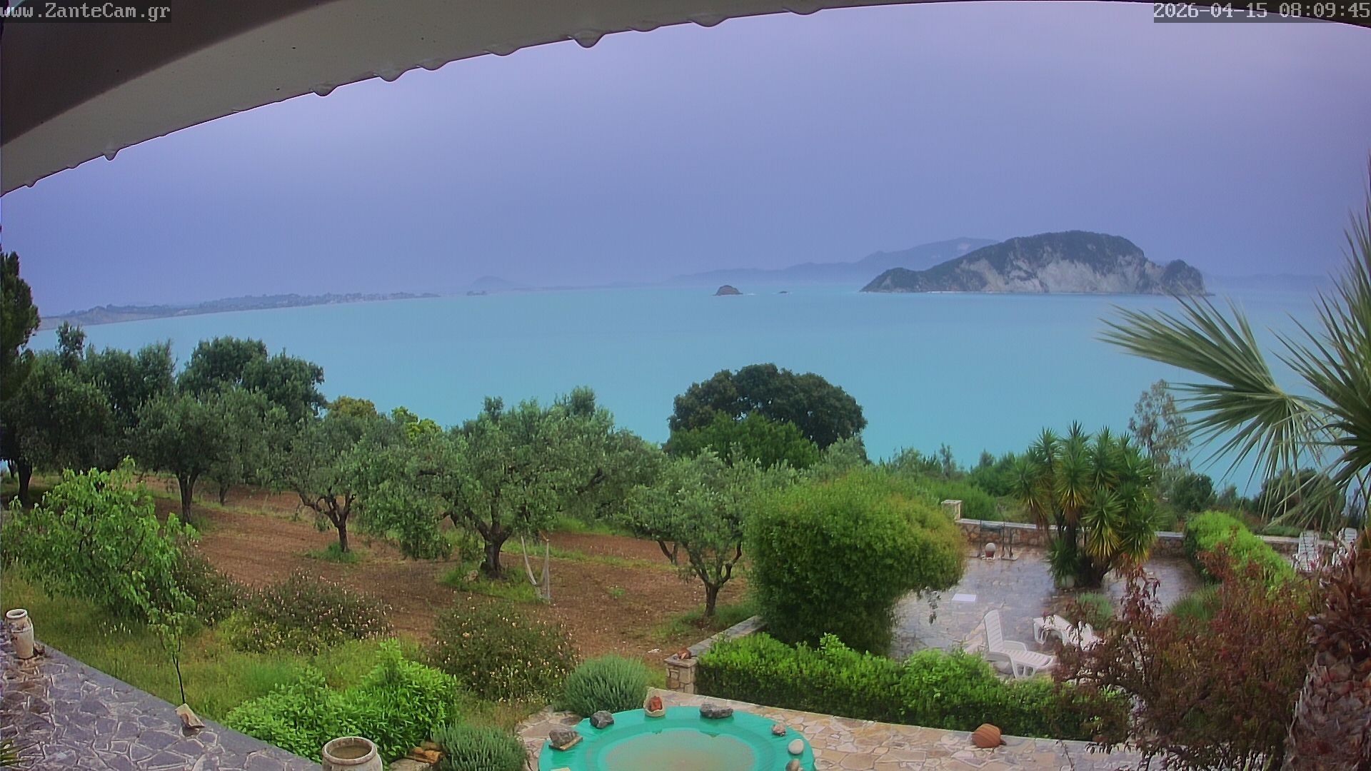 Archived image Webcam Zakynthos - Greek - Marine Park