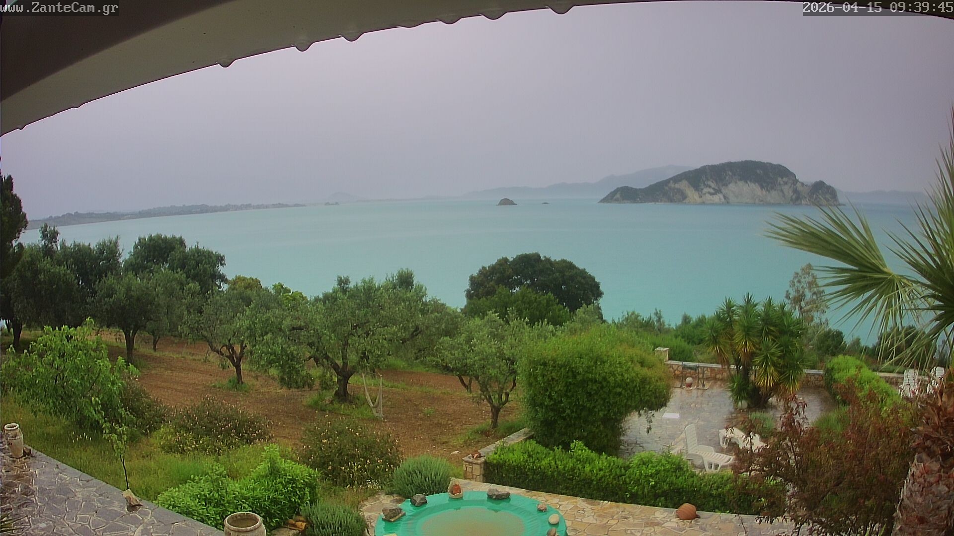 Archived image Webcam Zakynthos - Greek - Marine Park