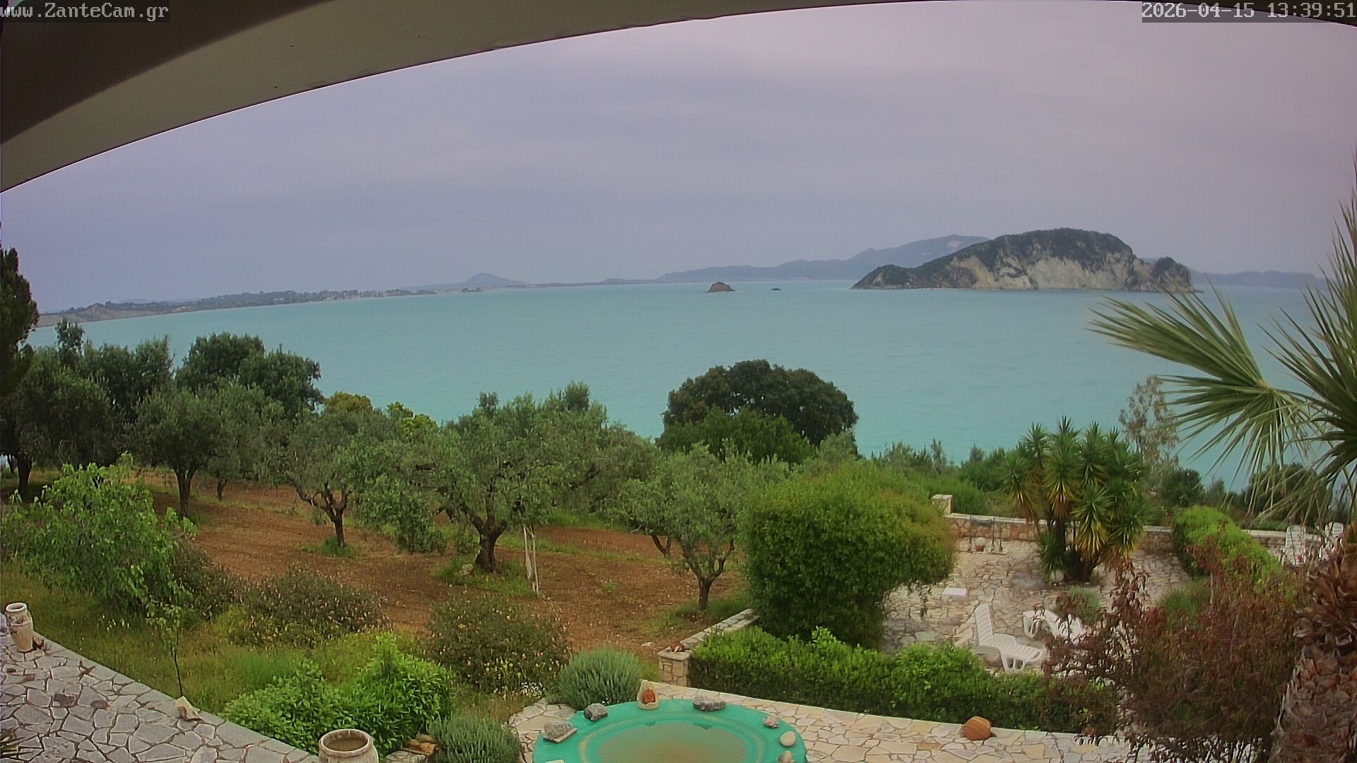 Archived image Webcam Zakynthos - Greek - Marine Park