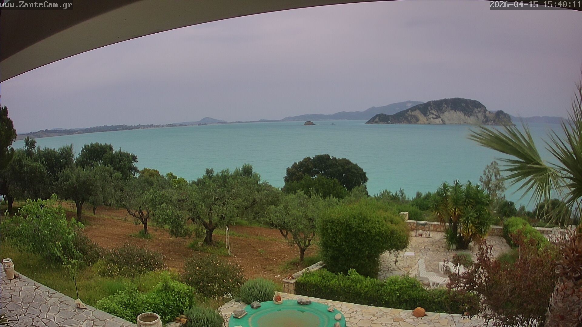 Archived image Webcam Zakynthos - Greek - Marine Park