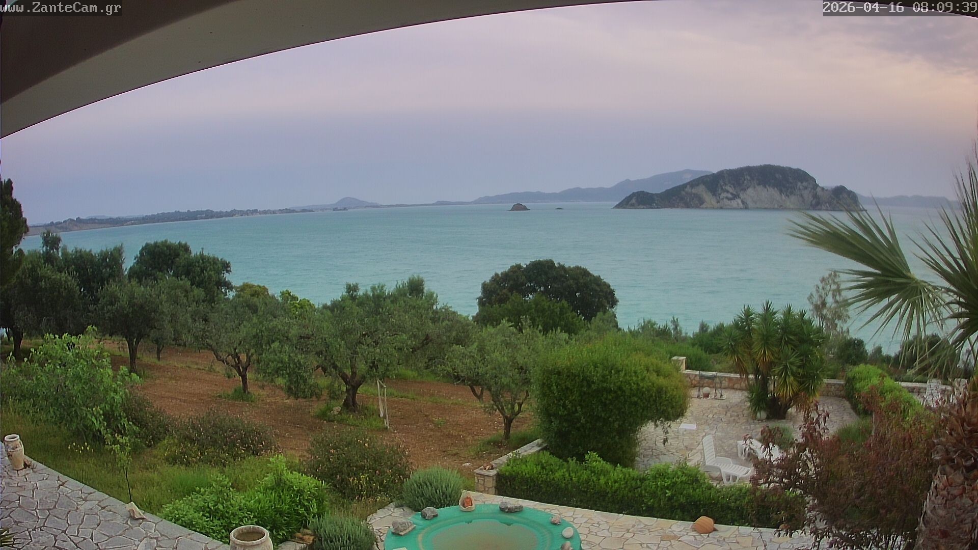 Archived image Webcam Zakynthos - Greek - Marine Park