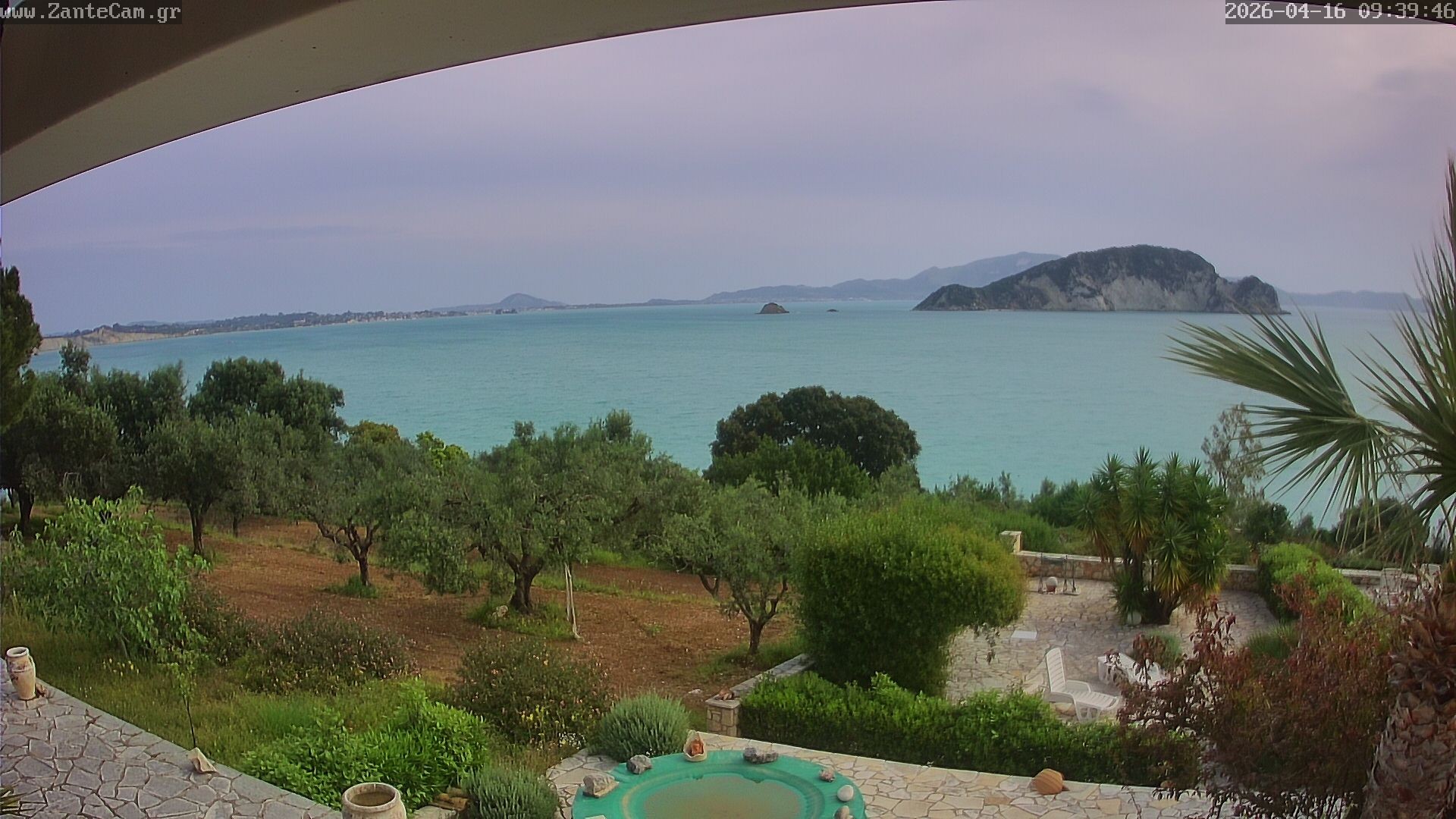 Archived image Webcam Zakynthos - Greek - Marine Park