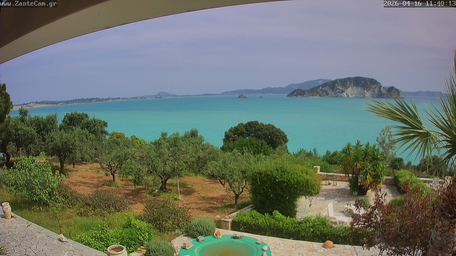 Archived image Webcam Zakynthos - Greek - Marine Park