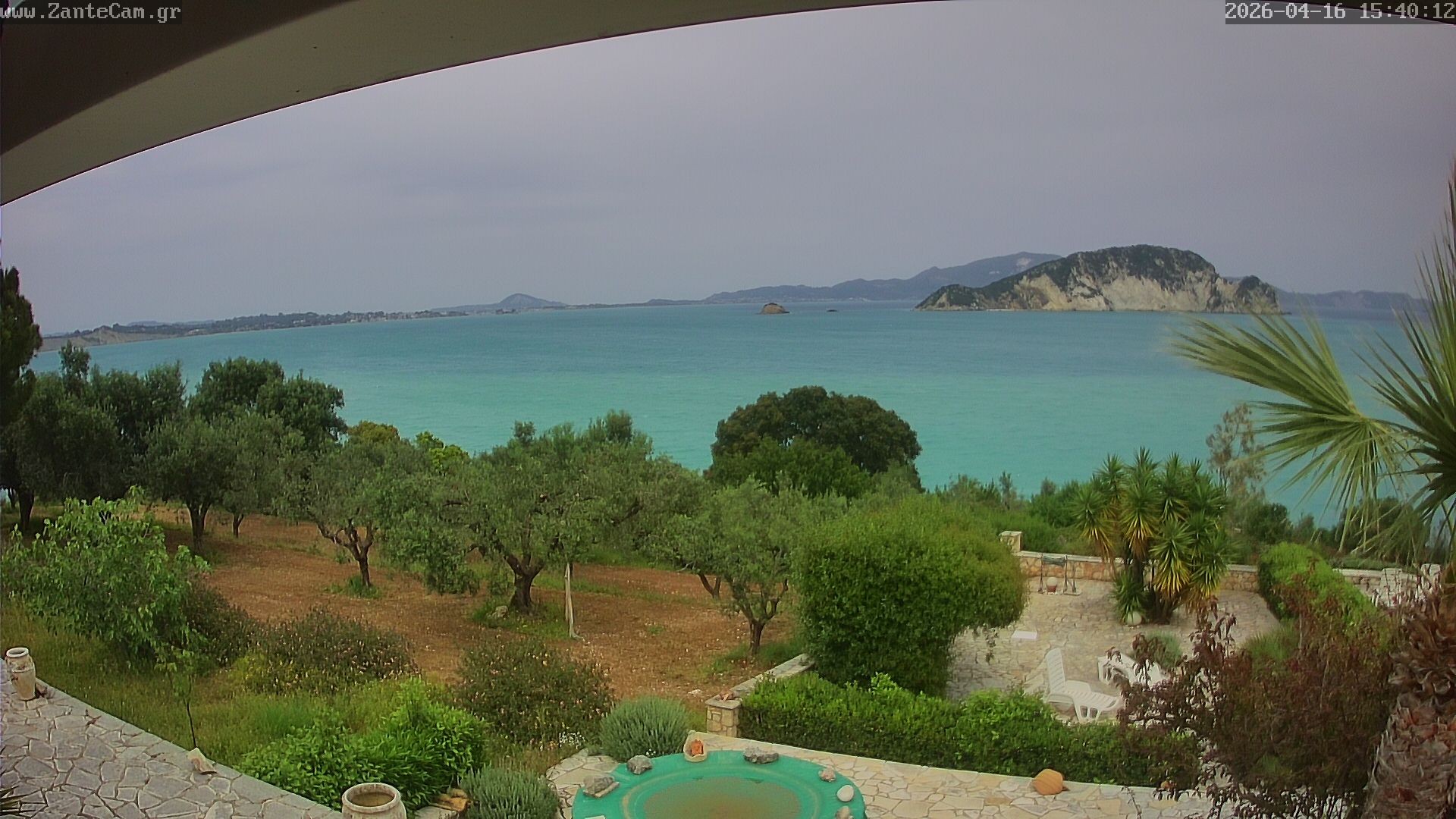 Archived image Webcam Zakynthos - Greek - Marine Park