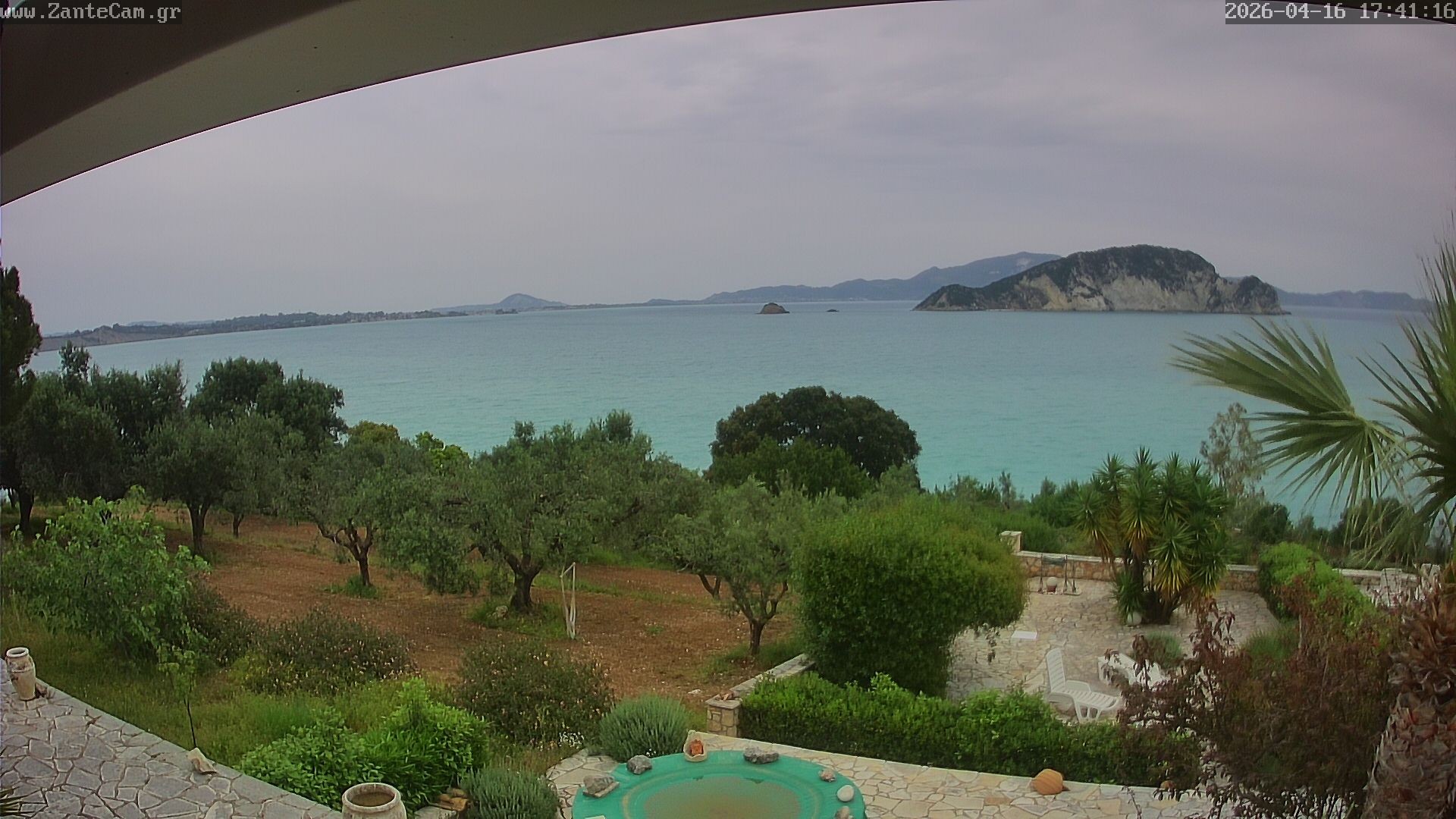 Archived image Webcam Zakynthos - Greek - Marine Park