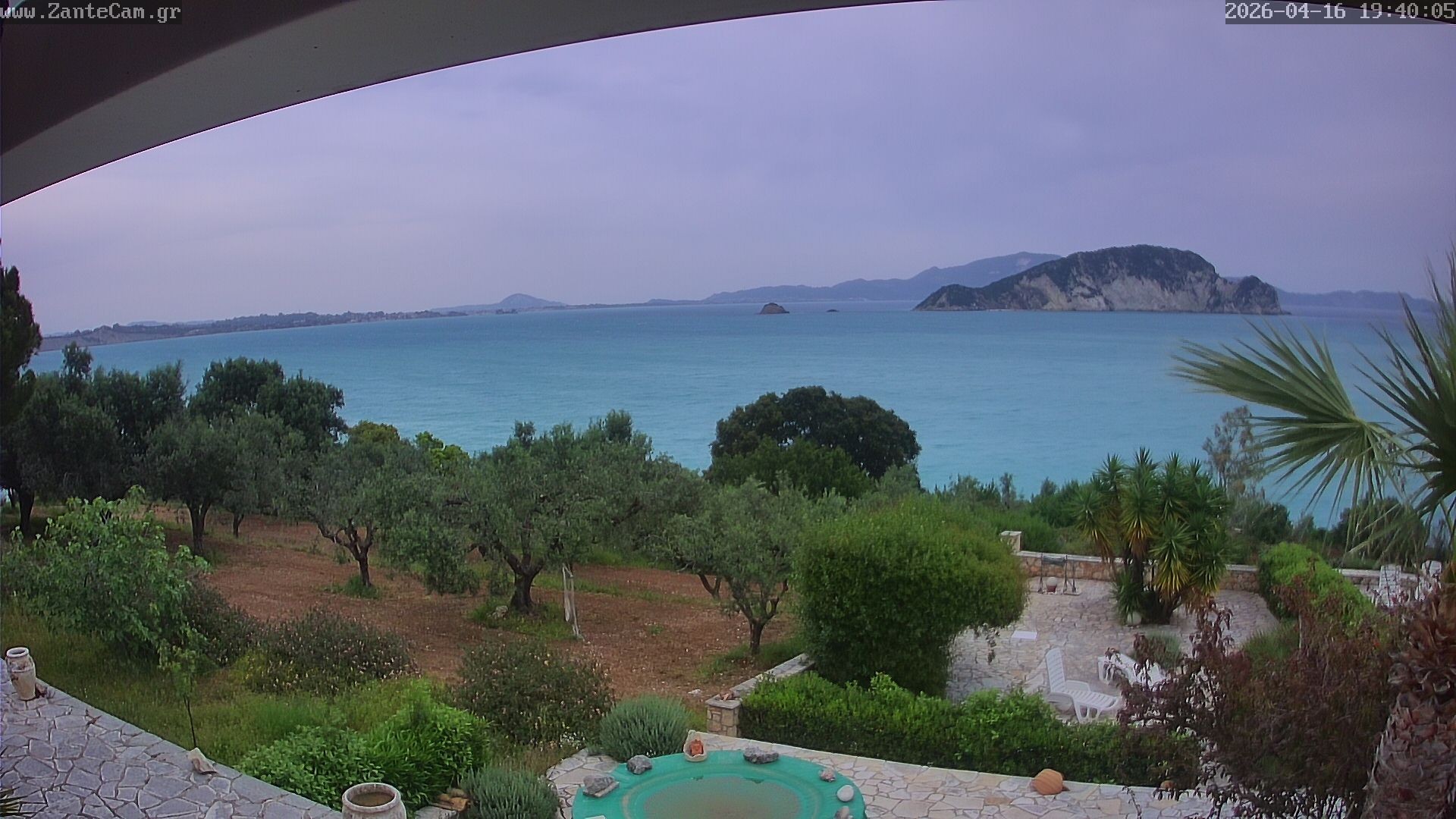 Archived image Webcam Zakynthos - Greek - Marine Park