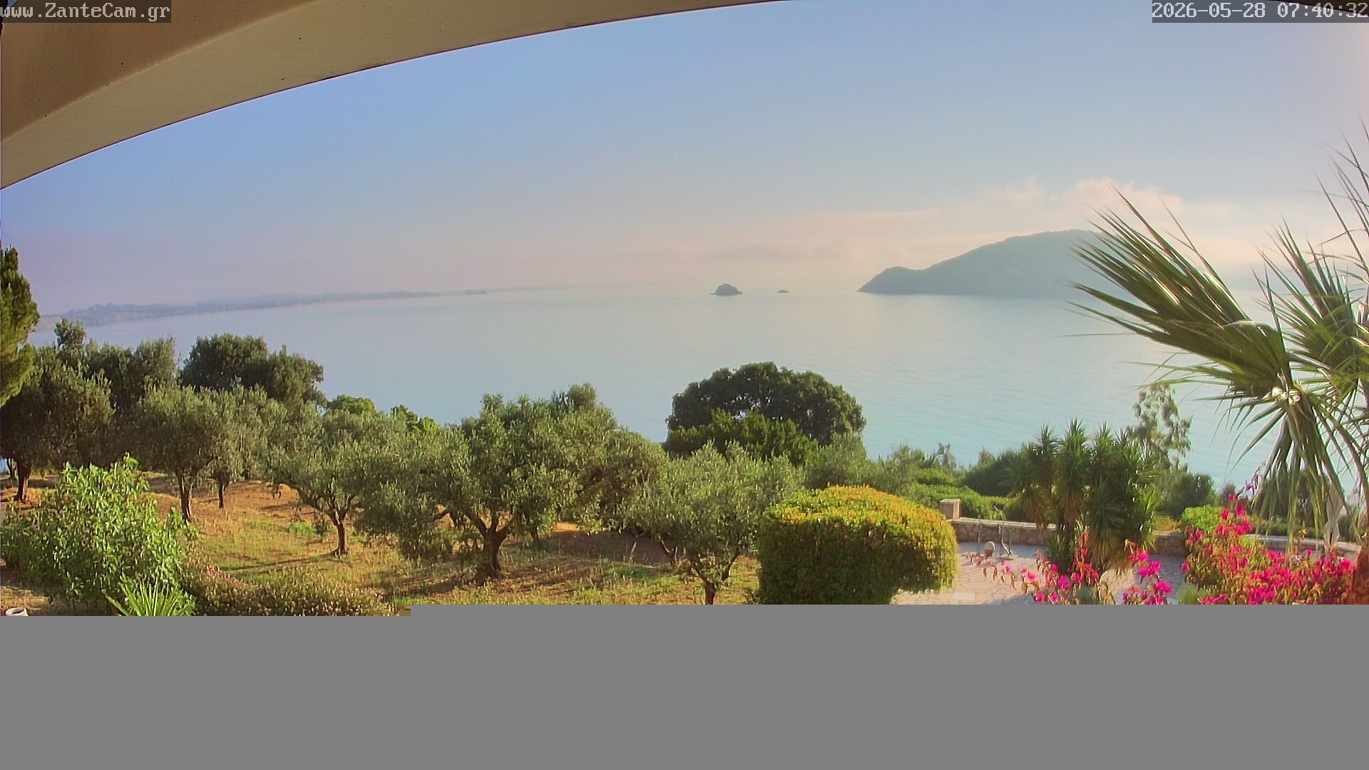 Archived image Webcam Zakynthos - Greek - Marine Park