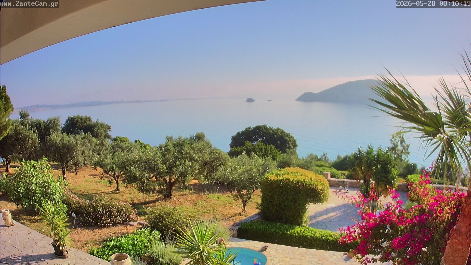 Archived image Webcam Zakynthos - Greek - Marine Park
