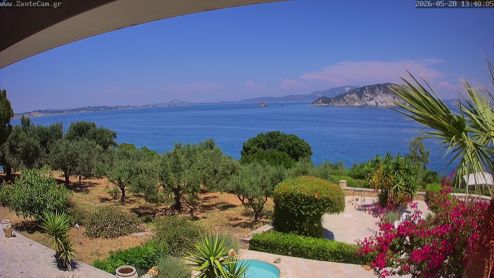 Archived image Webcam Zakynthos - Greek - Marine Park