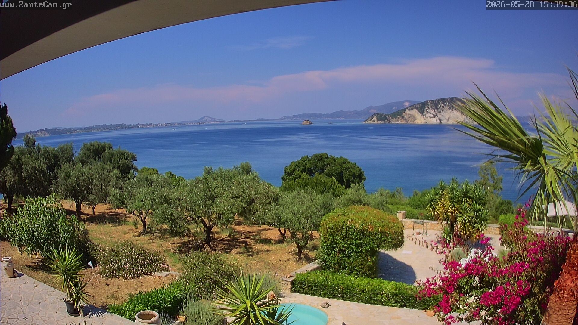 Archived image Webcam Zakynthos - Greek - Marine Park