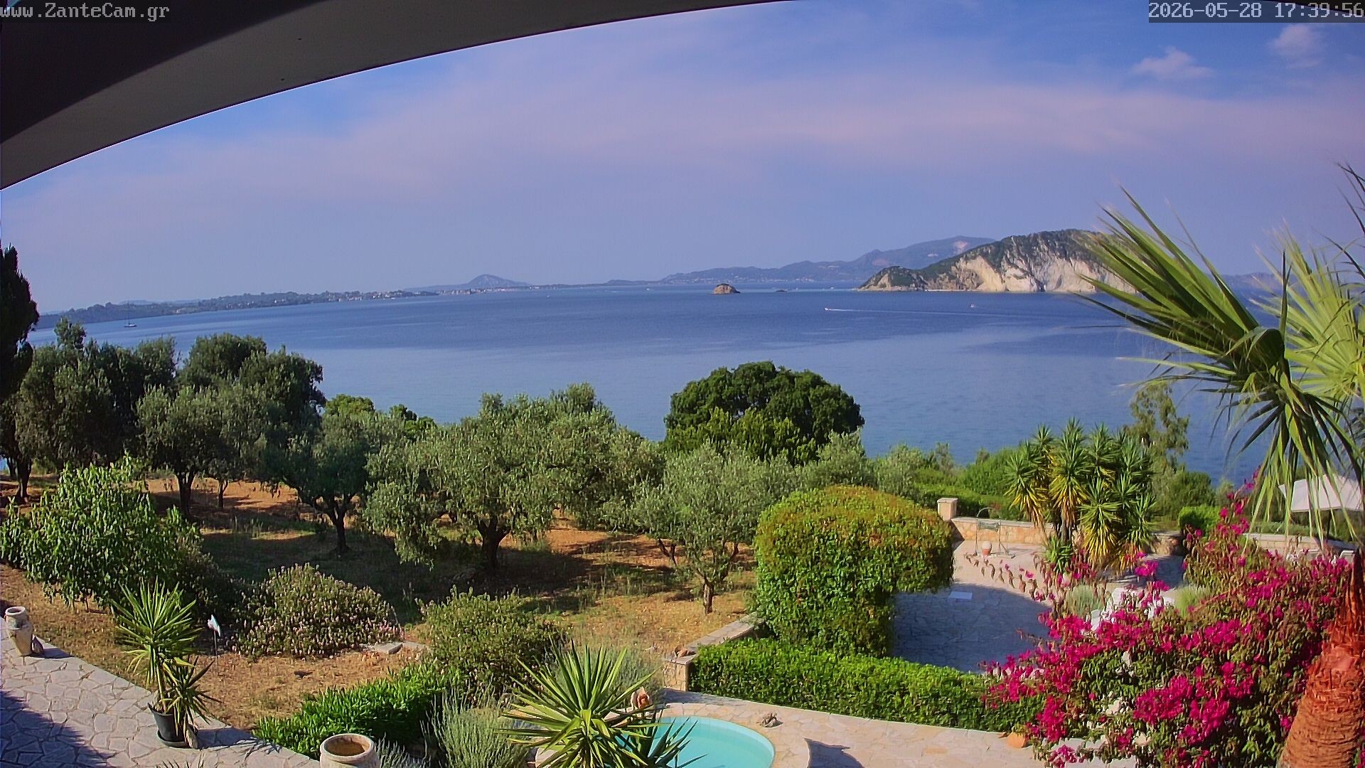 Archived image Webcam Zakynthos - Greek - Marine Park