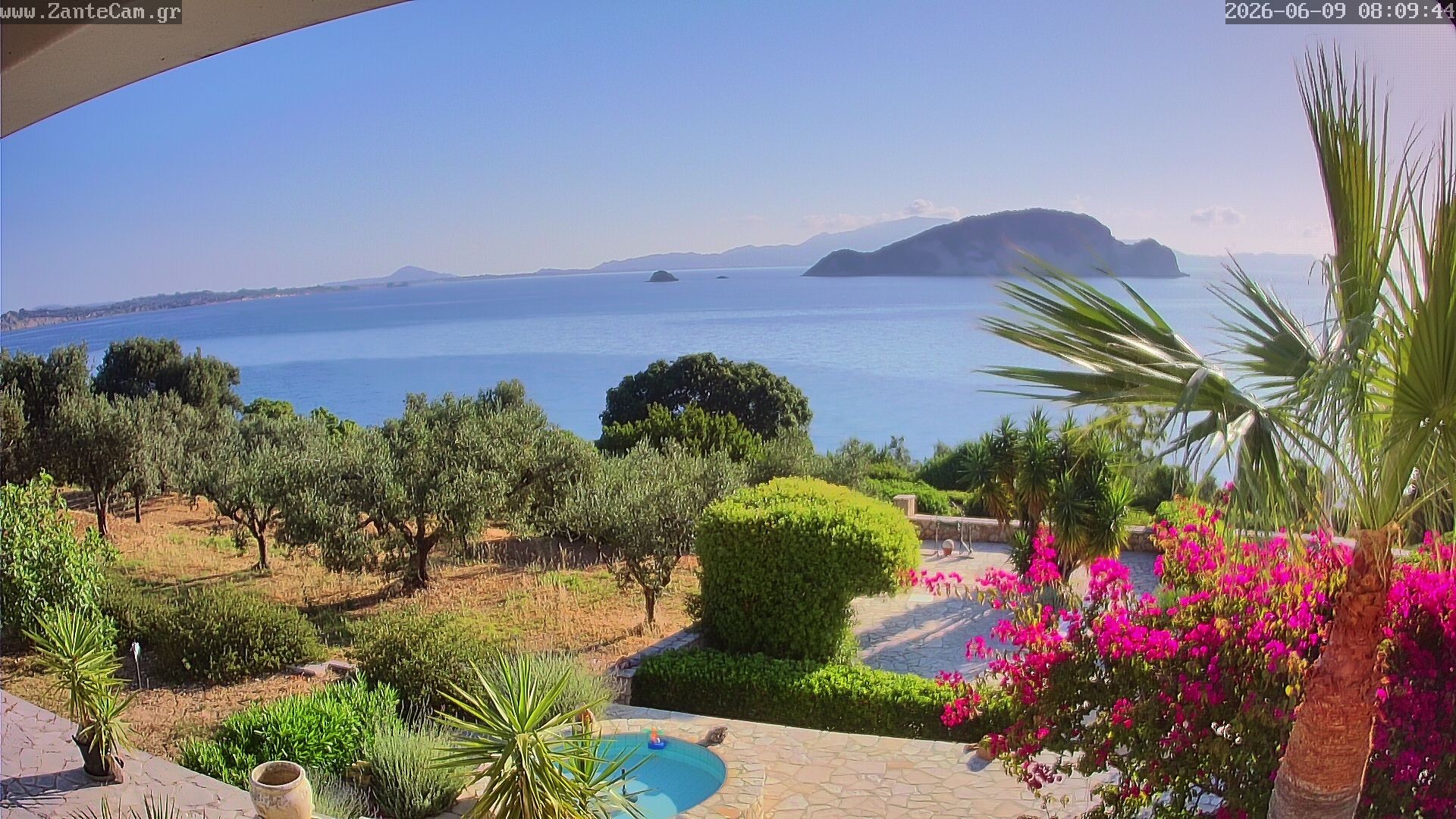 Archived image Webcam Zakynthos - Greek - Marine Park