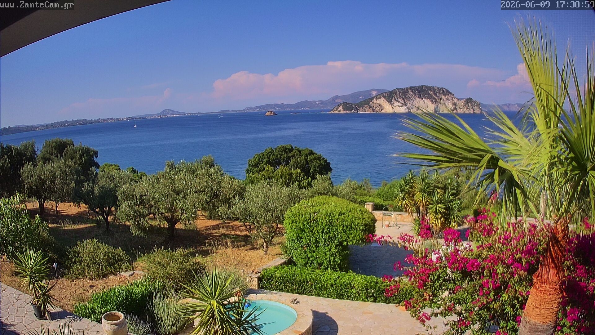 Archived image Webcam Zakynthos - Greek - Marine Park