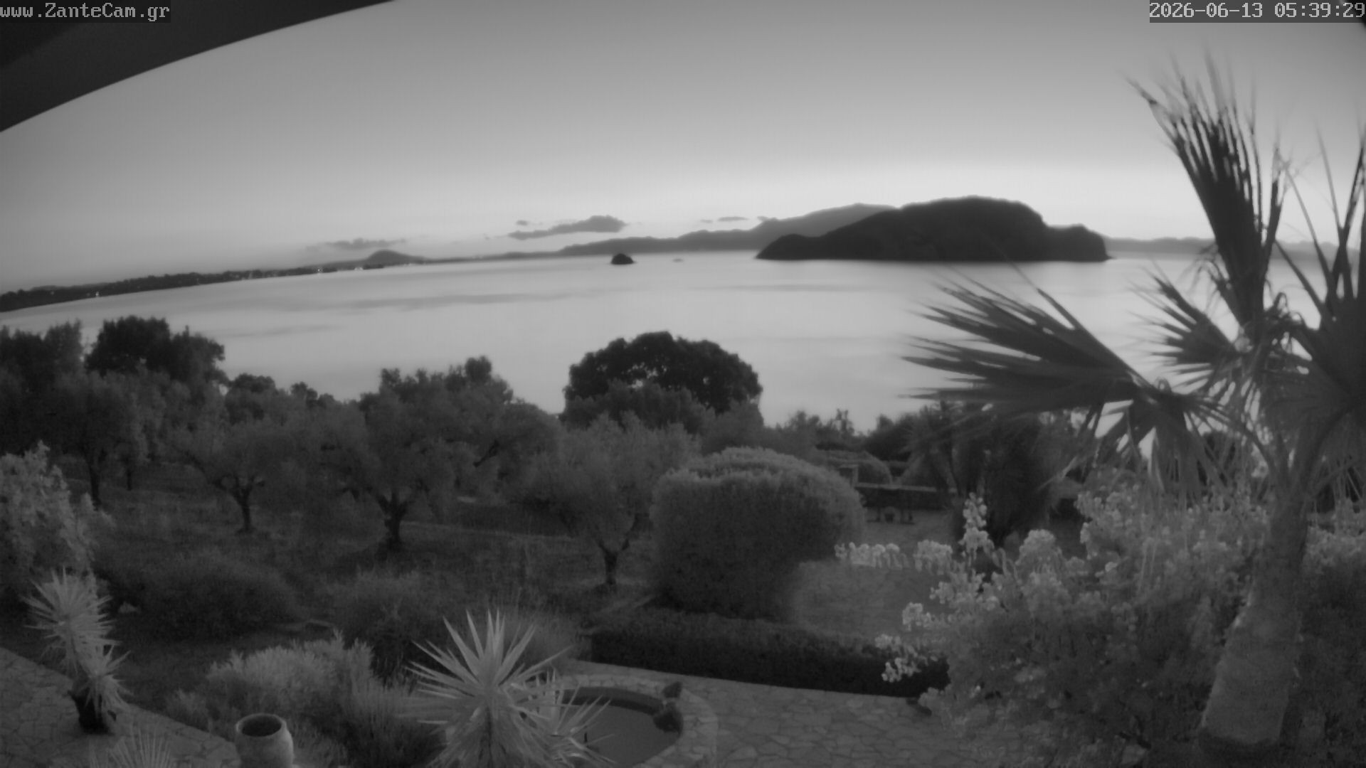 Archived image Webcam Zakynthos - Greek - Marine Park