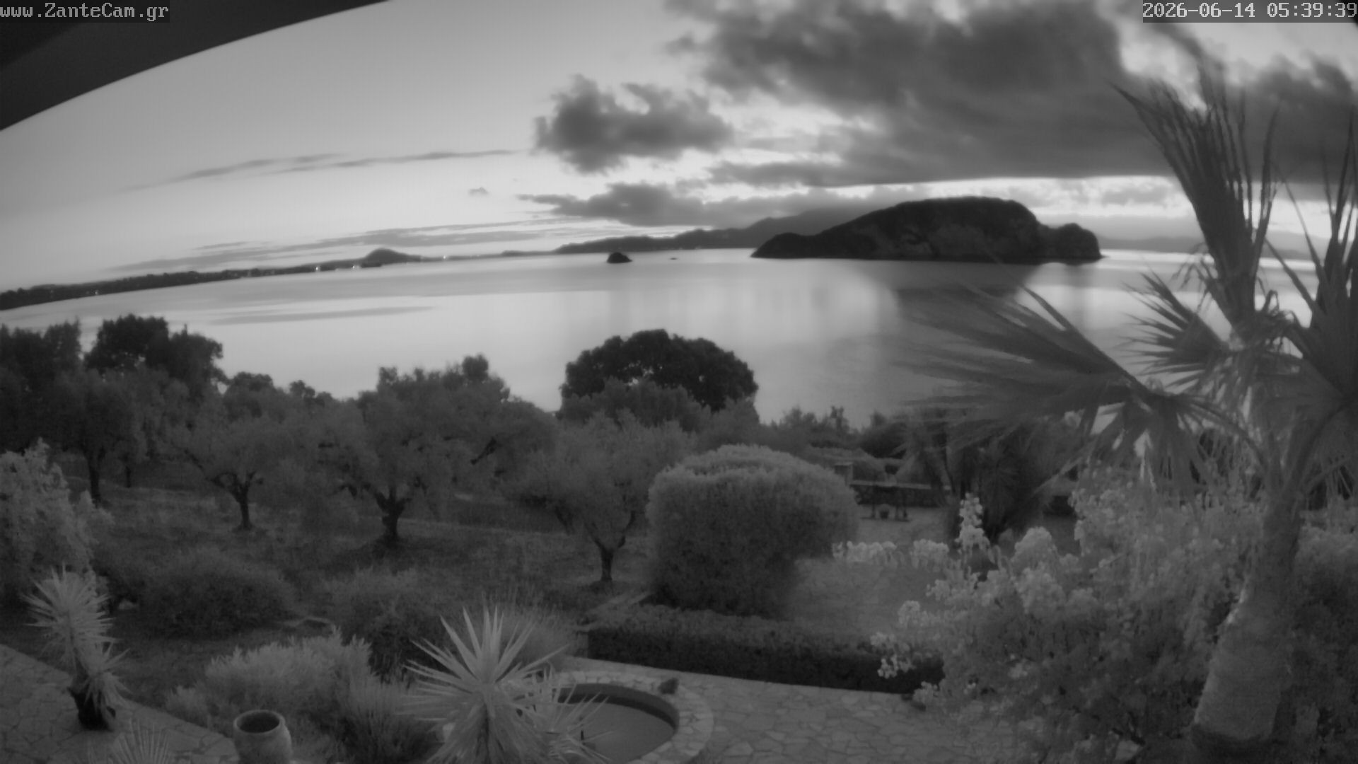 Archived image Webcam Zakynthos - Greek - Marine Park