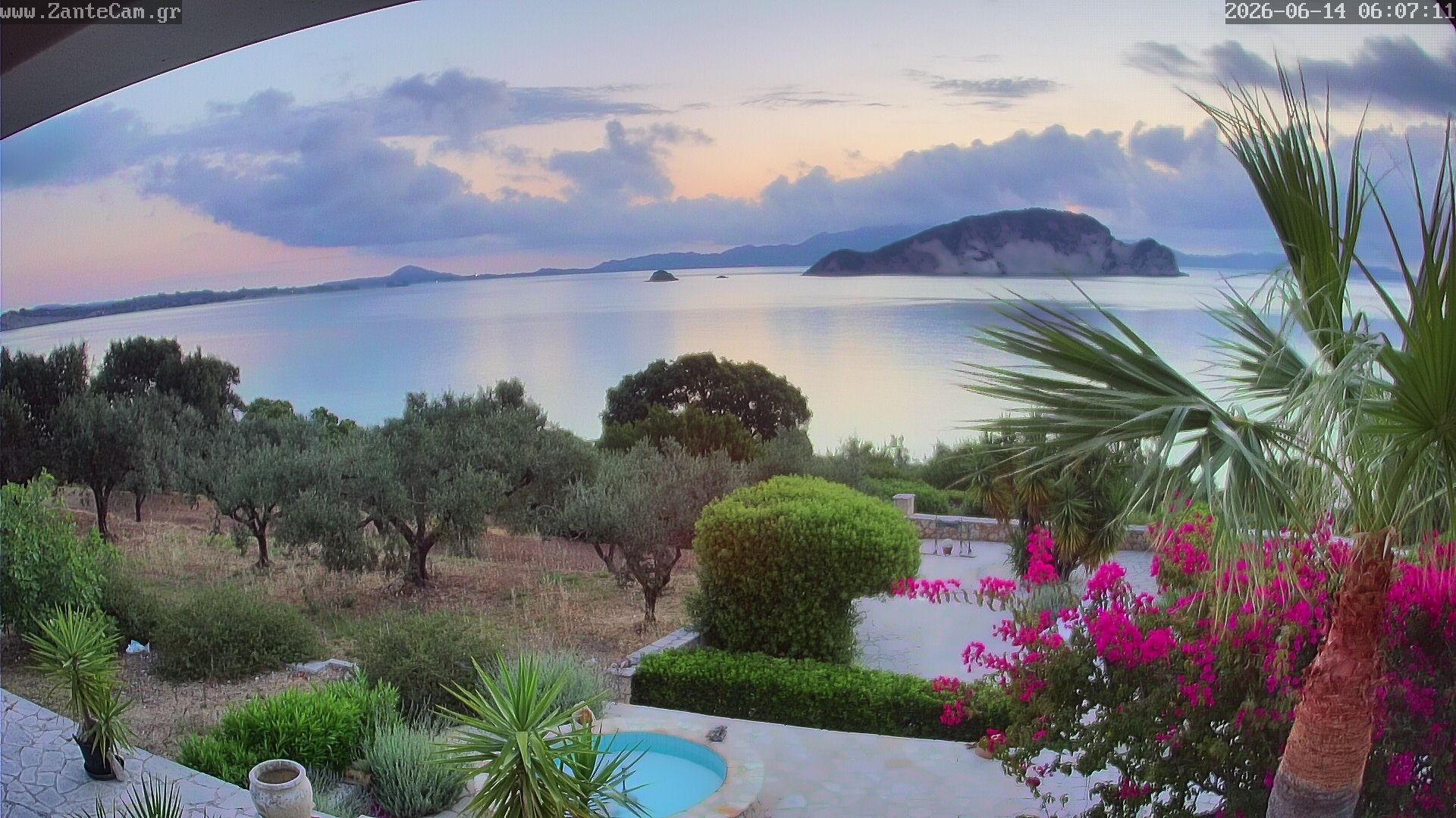 Archived image Webcam Zakynthos - Greek - Marine Park