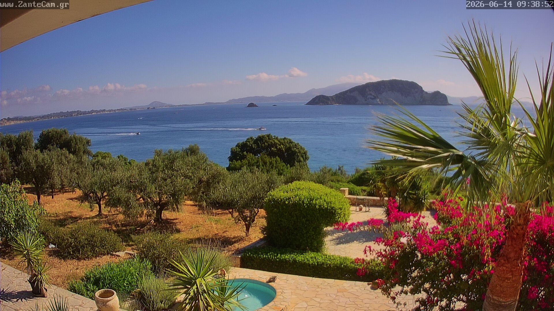 Archived image Webcam Zakynthos - Greek - Marine Park