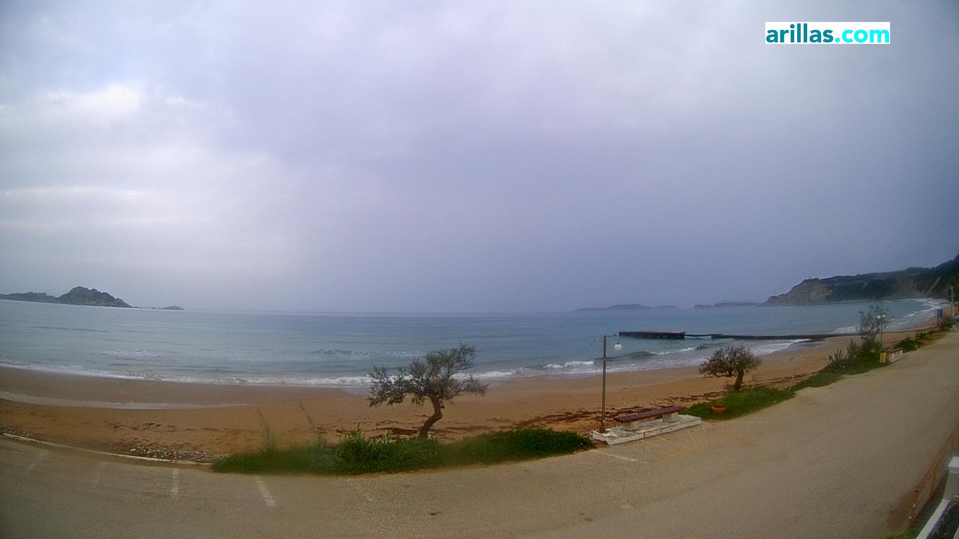 Archived image Webcam Corfu - Arillas Beach