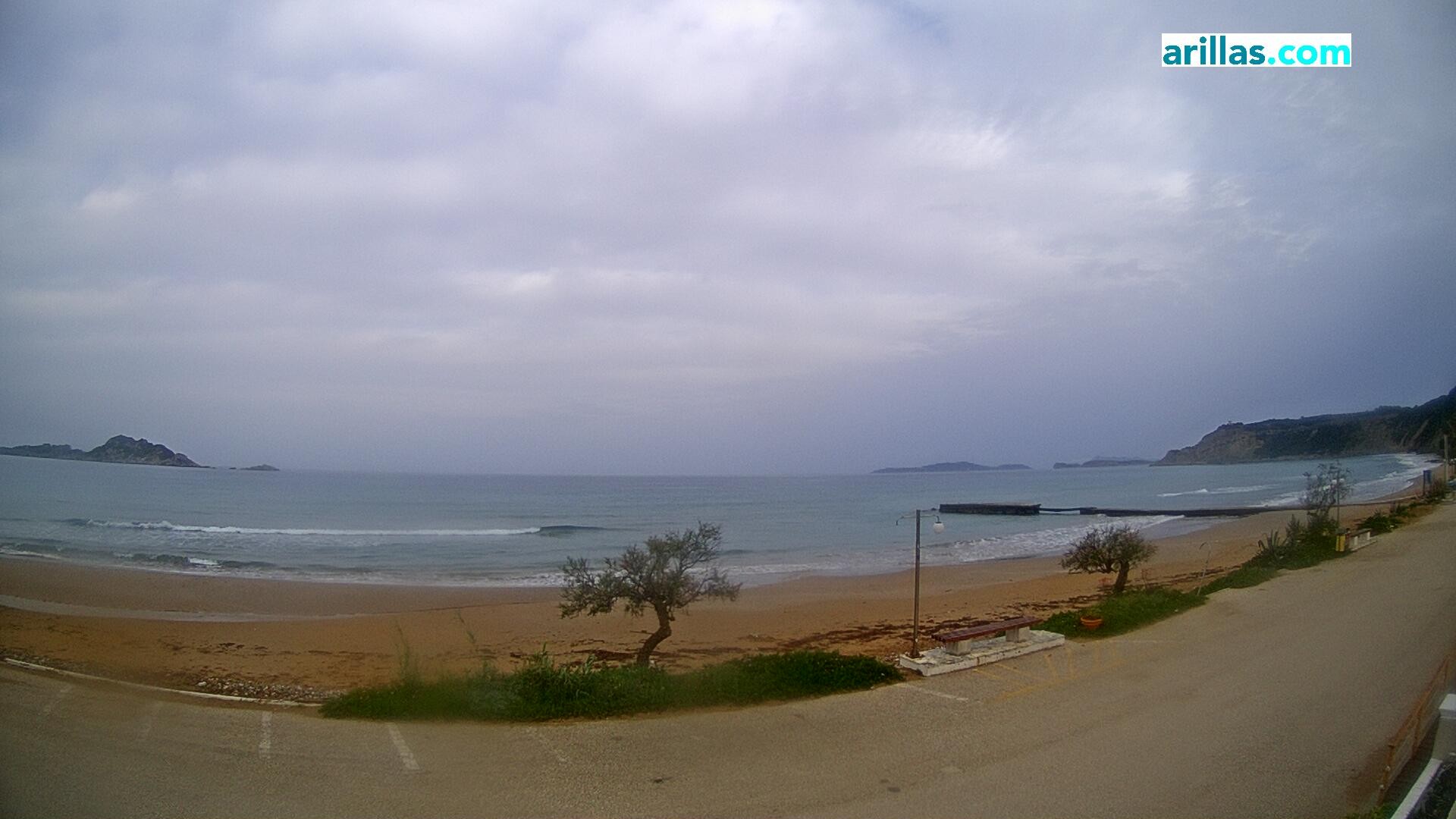 Archived image Webcam Corfu - Arillas Beach