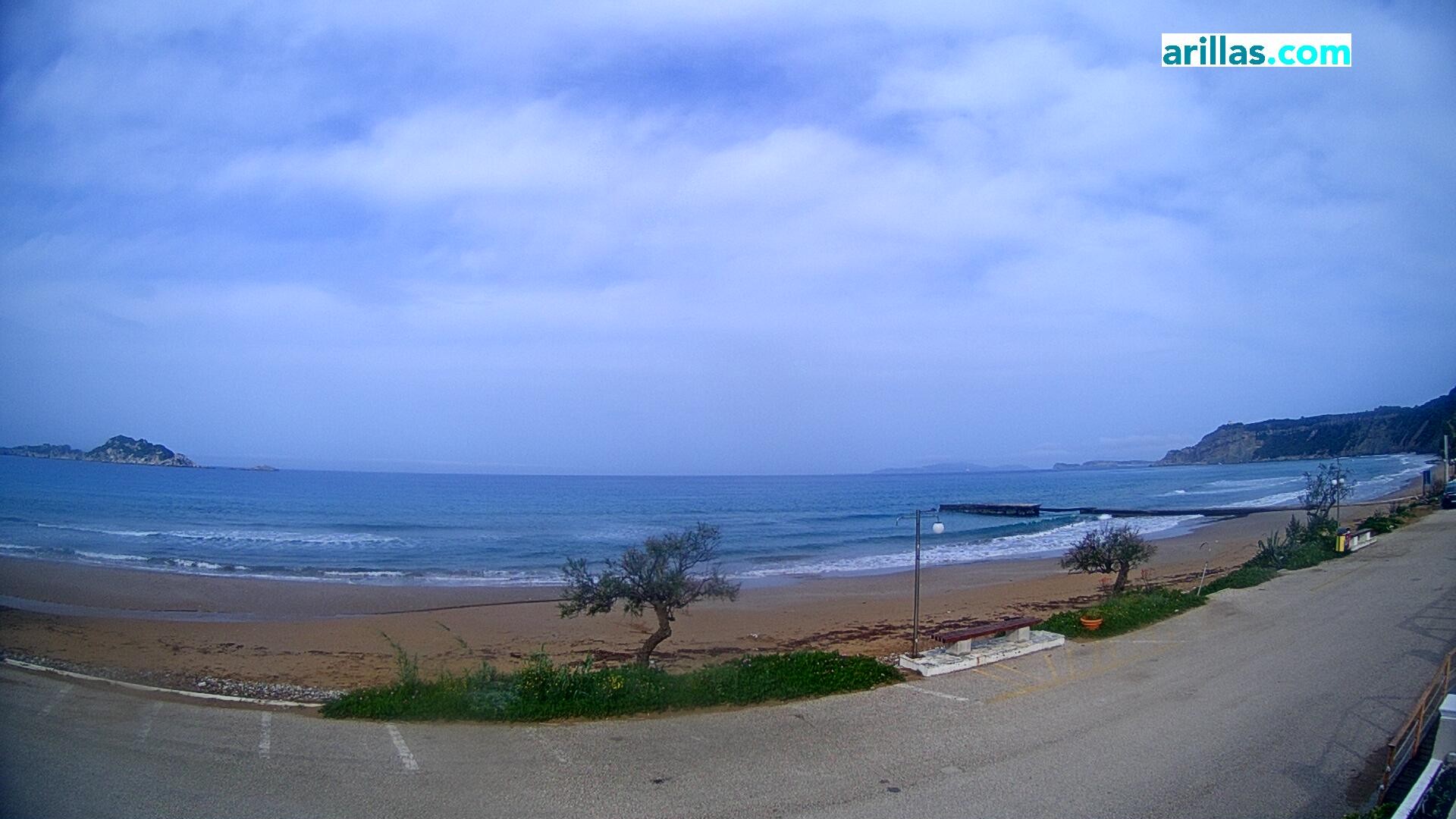 Archived image Webcam Corfu - Arillas Beach