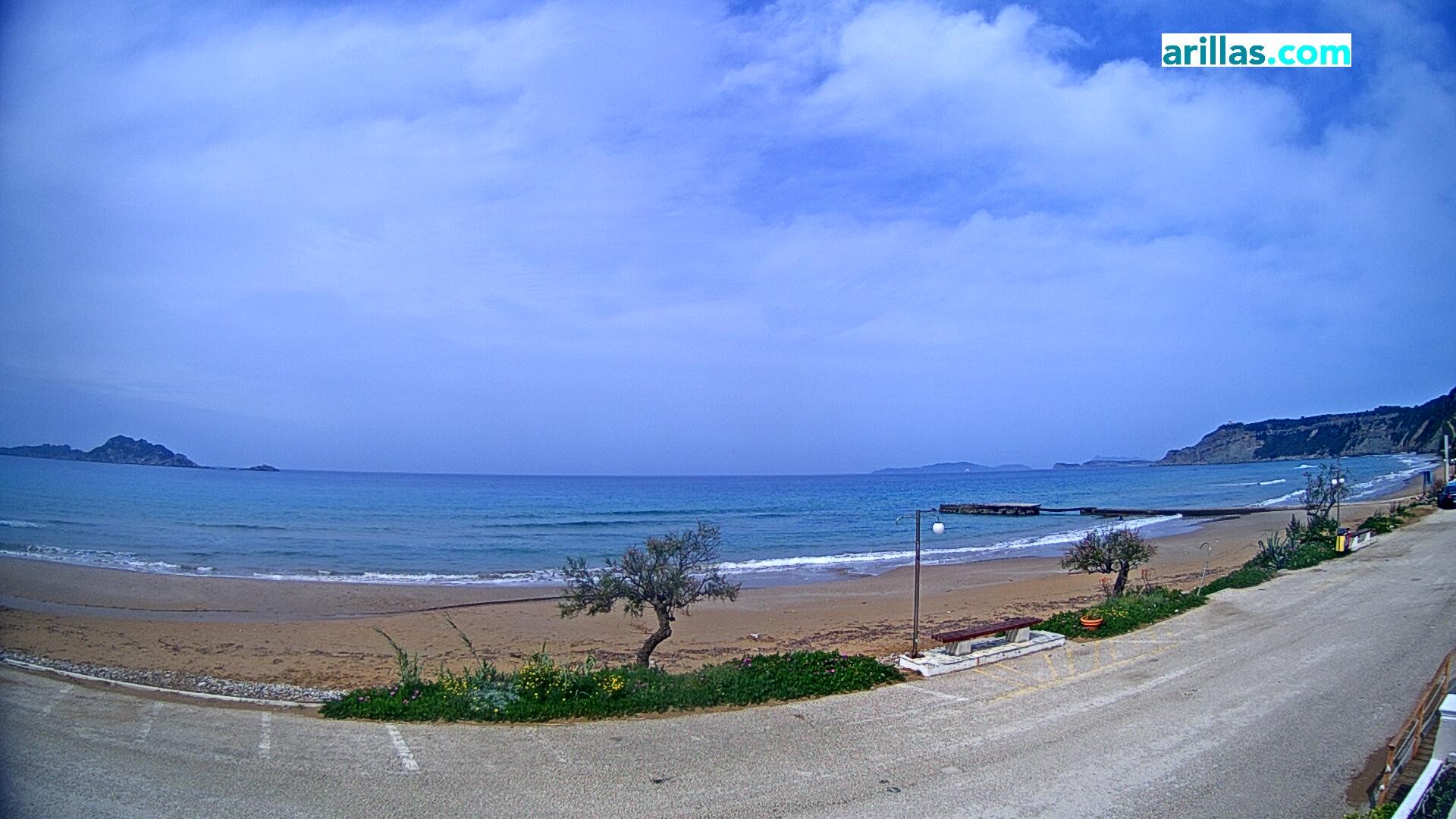 Archived image Webcam Corfu - Arillas Beach