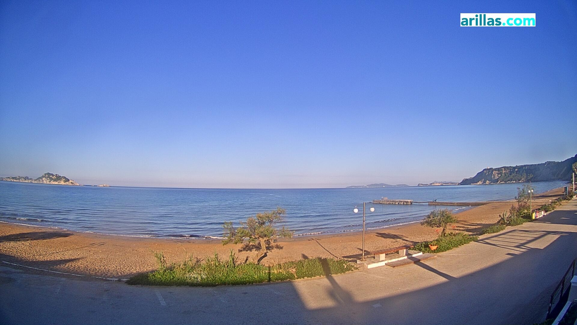 Archived image Webcam Corfu - Arillas Beach