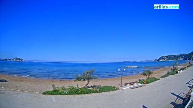 Archived image Webcam Corfu - Arillas Beach