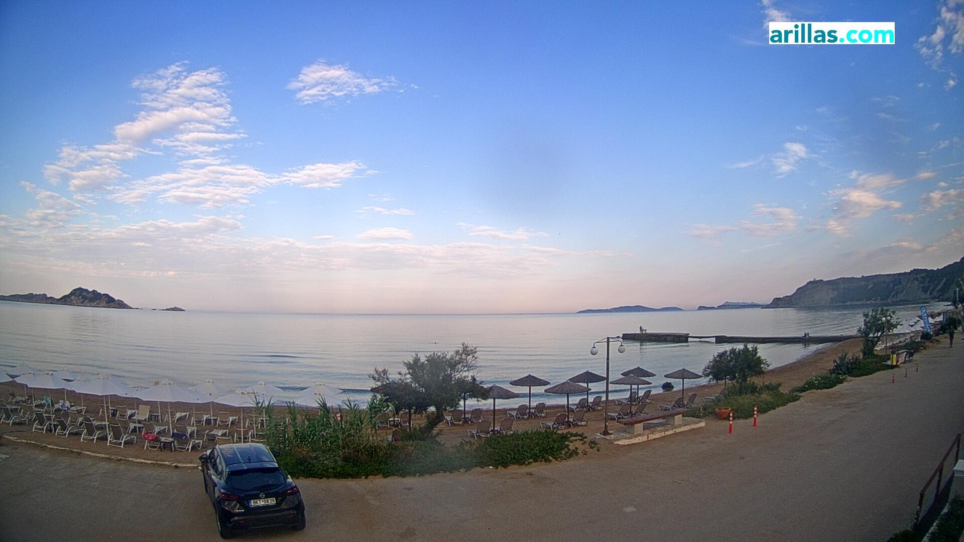 Archived image Webcam Corfu - Arillas Beach