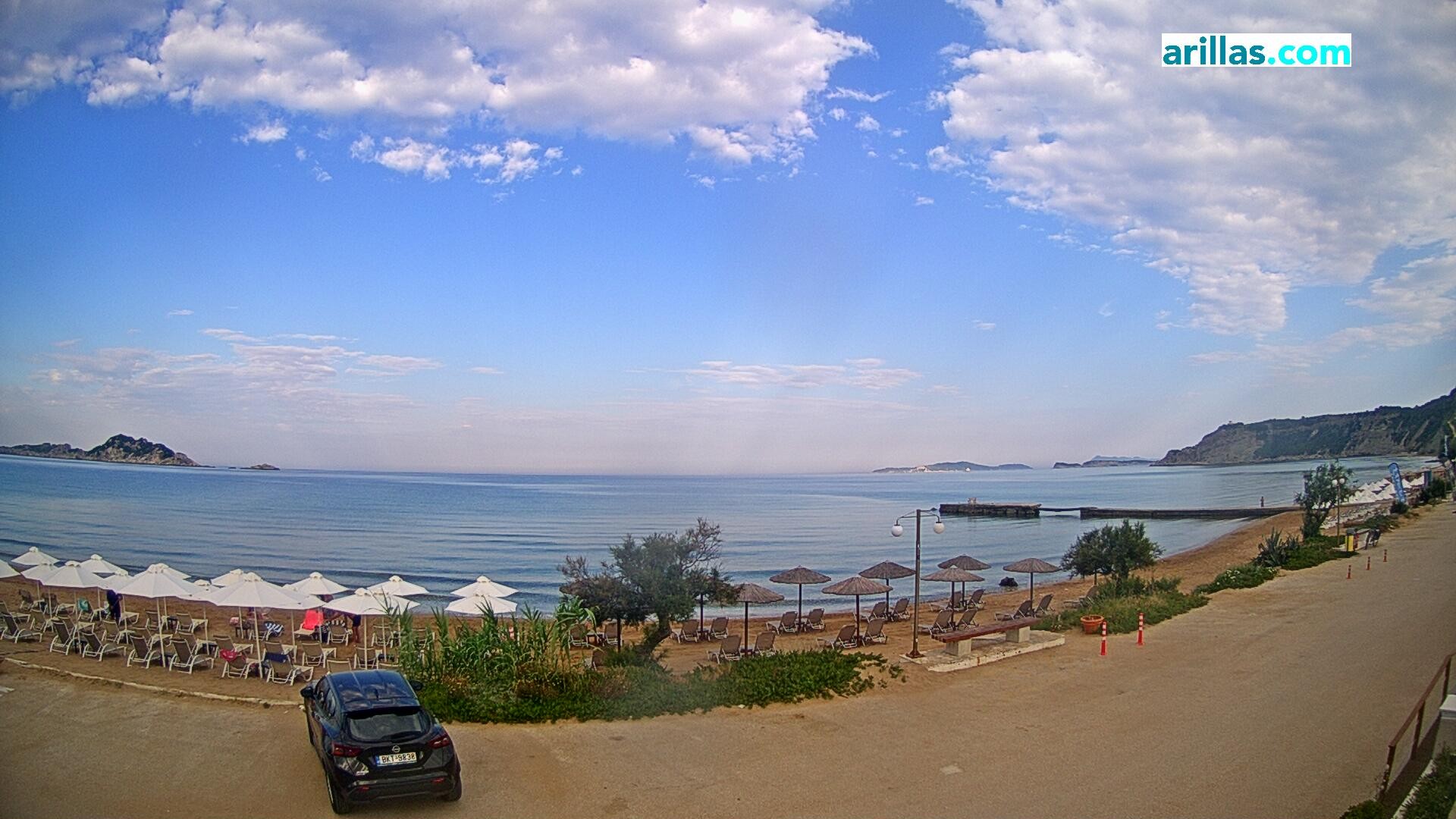 Archived image Webcam Corfu - Arillas Beach