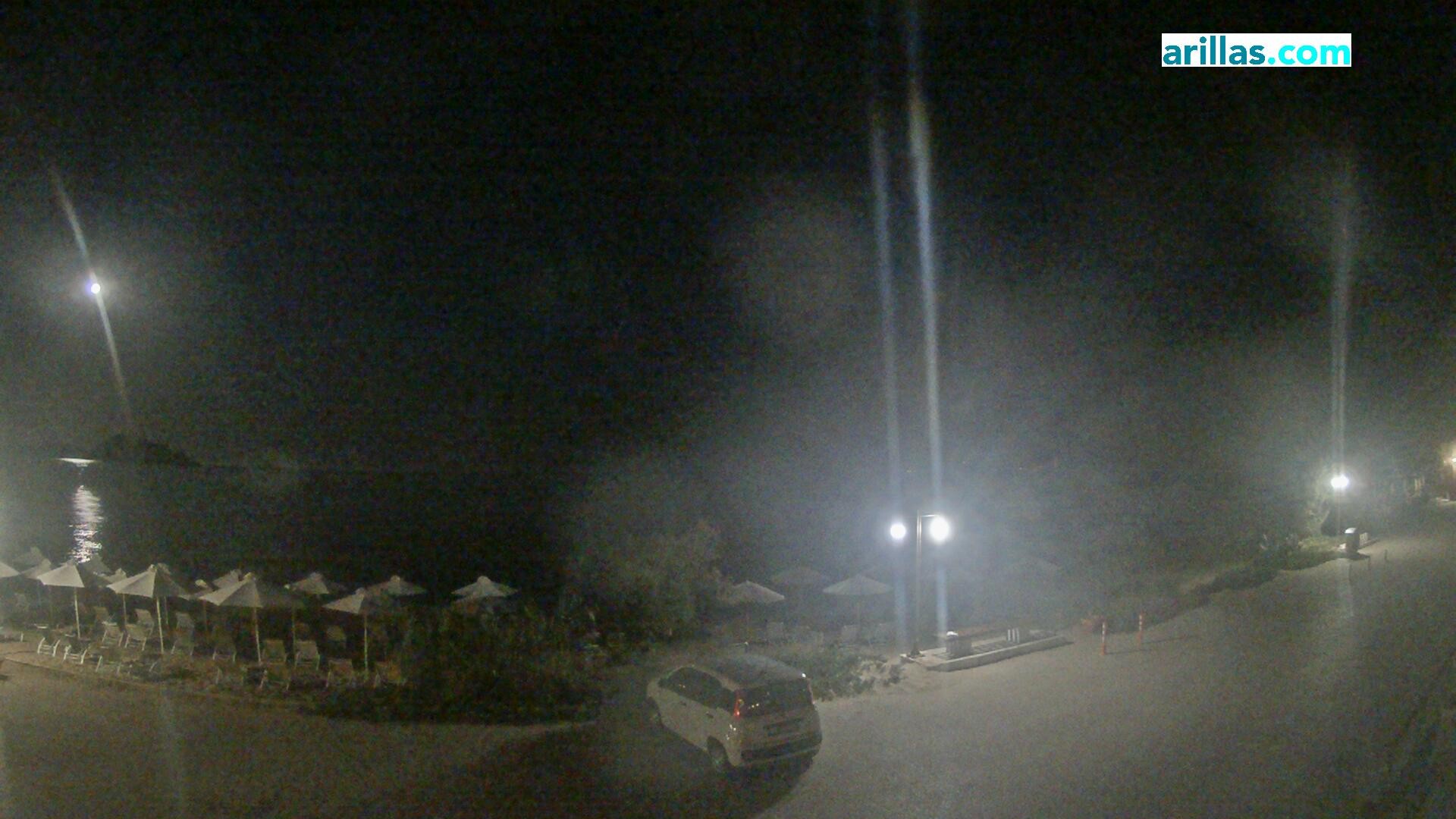 Archiv Foto Webcam Korfu - Blick auf den Strand bei Arillas