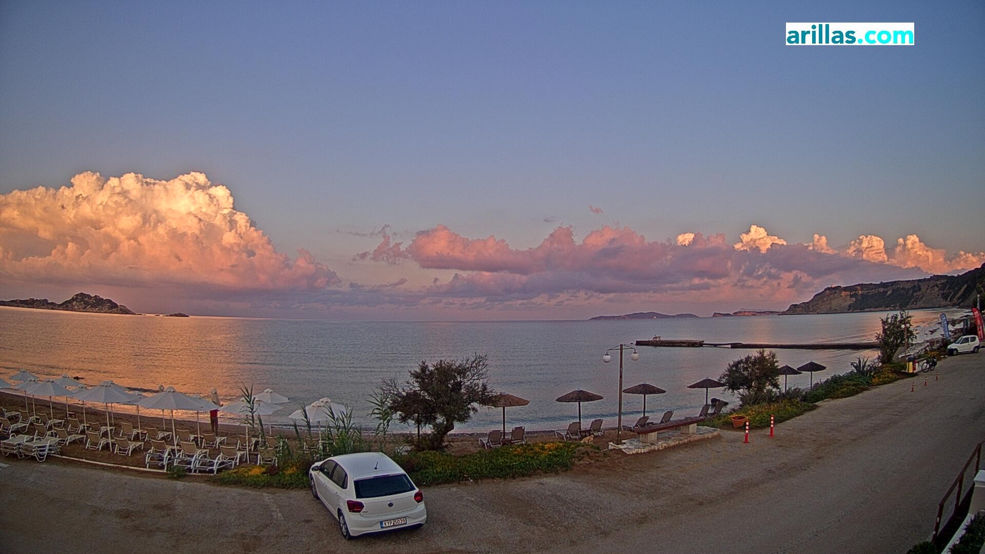 Archived image Webcam Corfu - Arillas Beach