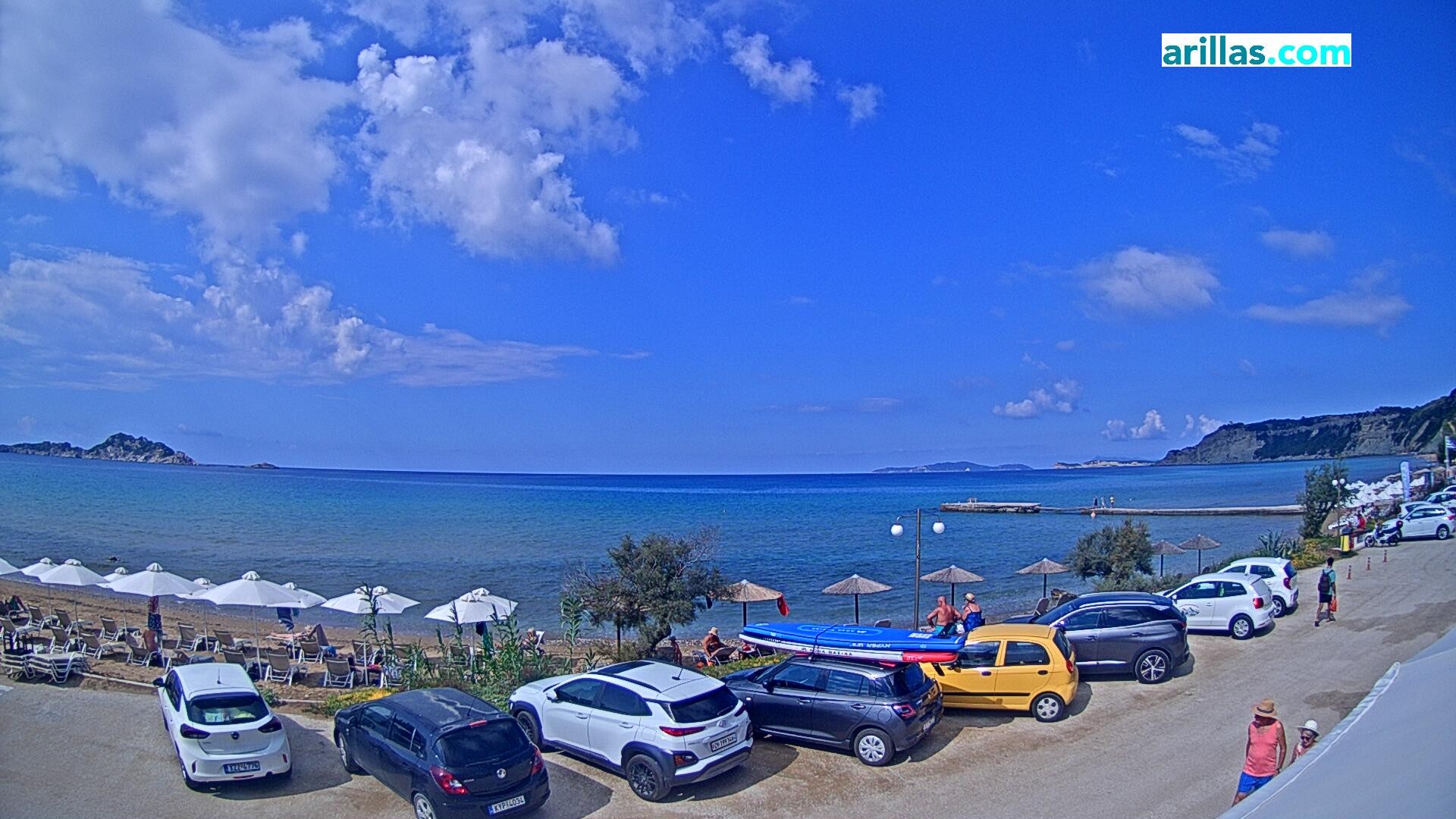 Archived image Webcam Corfu - Arillas Beach