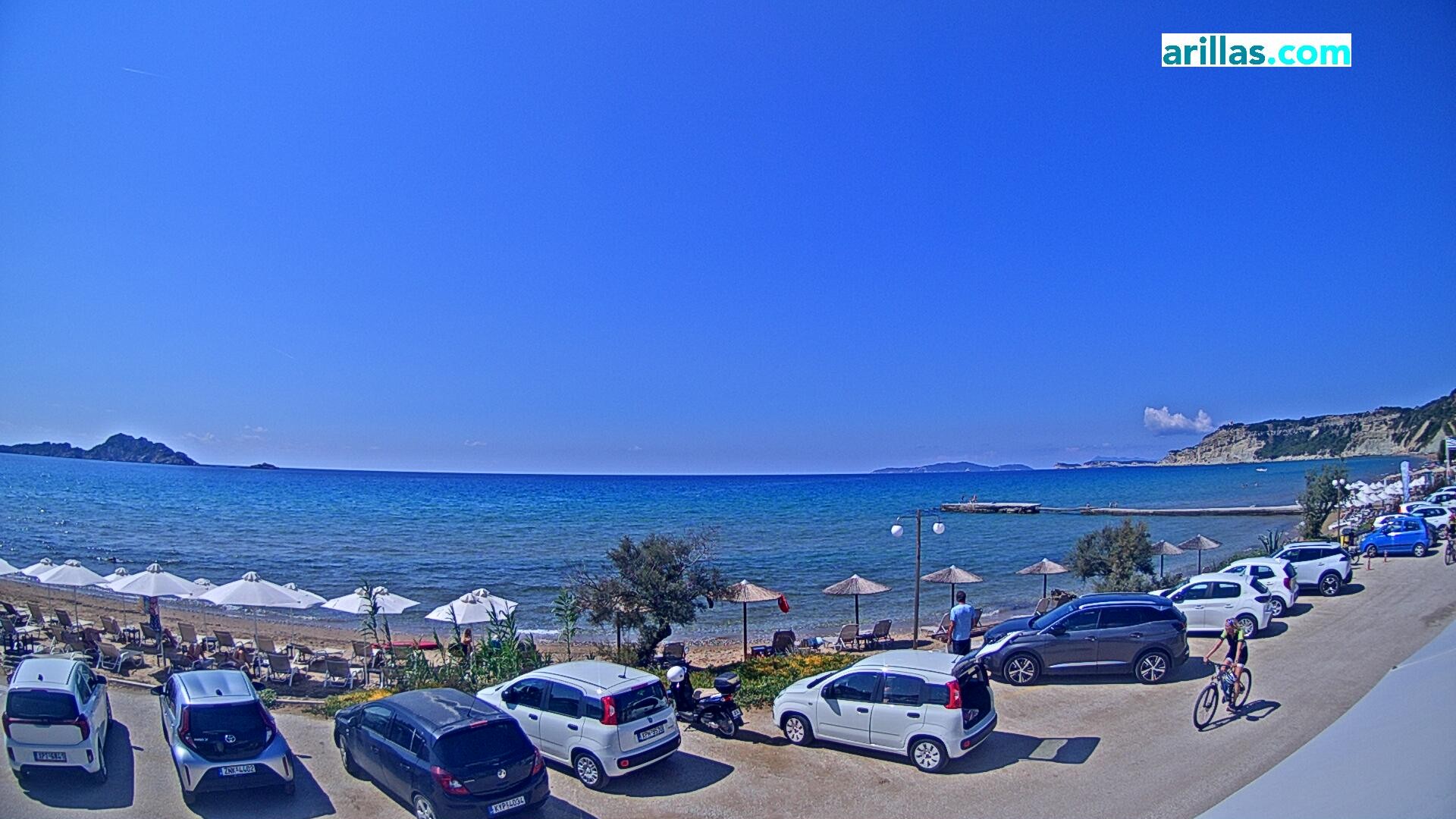 Archived image Webcam Corfu - Arillas Beach