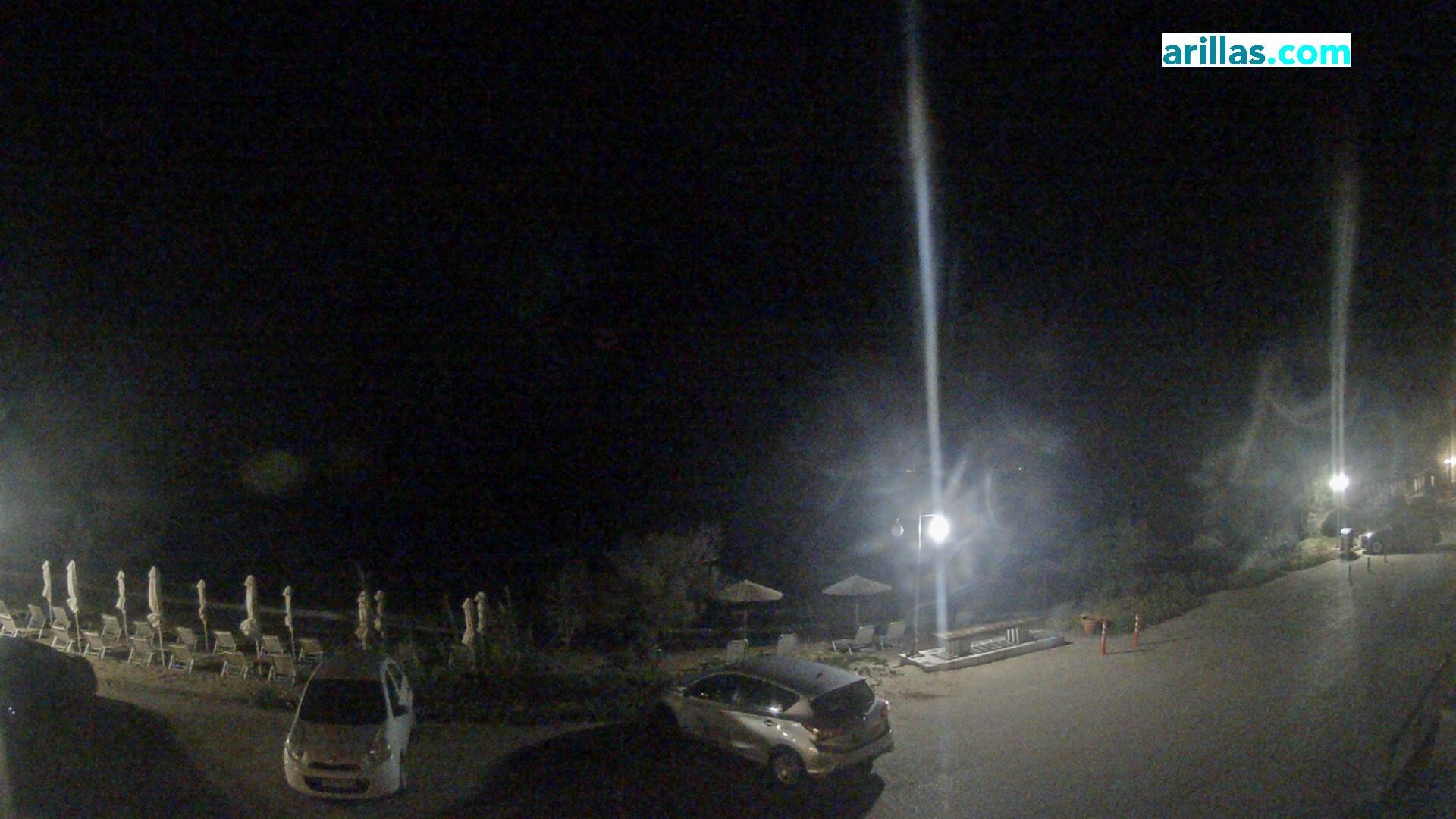 Archiv Foto Webcam Korfu - Blick auf den Strand bei Arillas