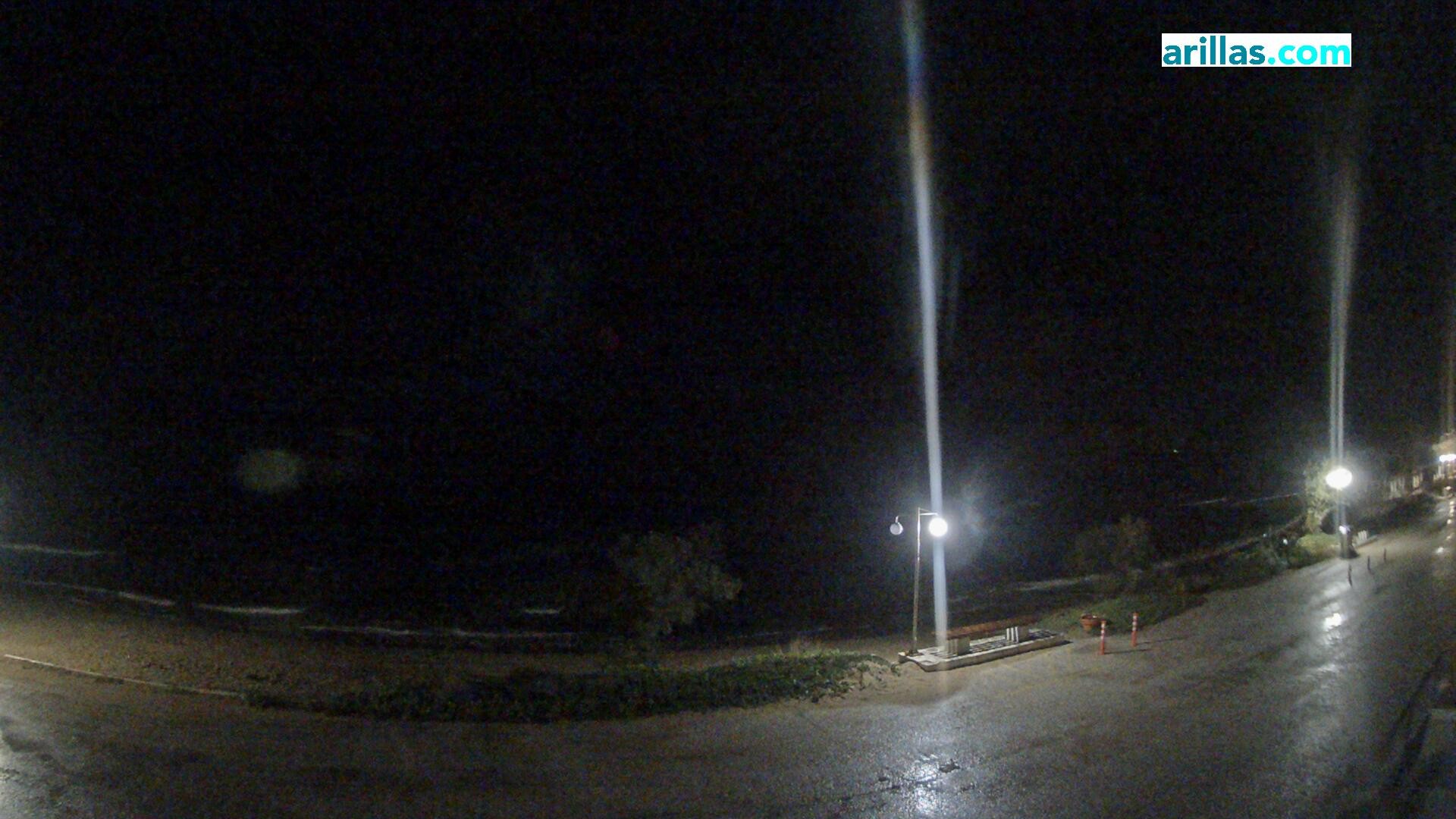 Archiv Foto Webcam Korfu - Blick auf den Strand bei Arillas