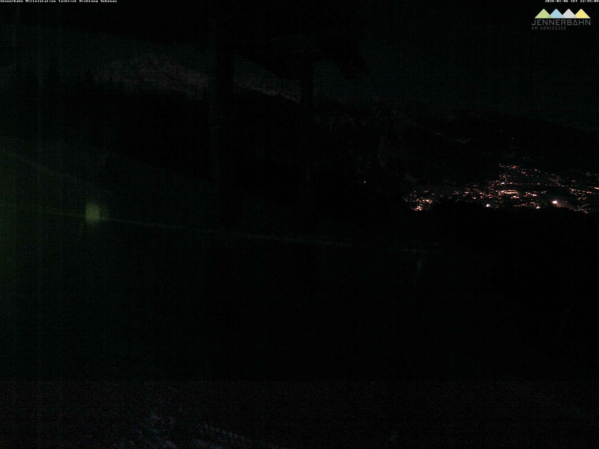 Archiv Foto Webcam Blick von der Mittelstation der Jennerbahn