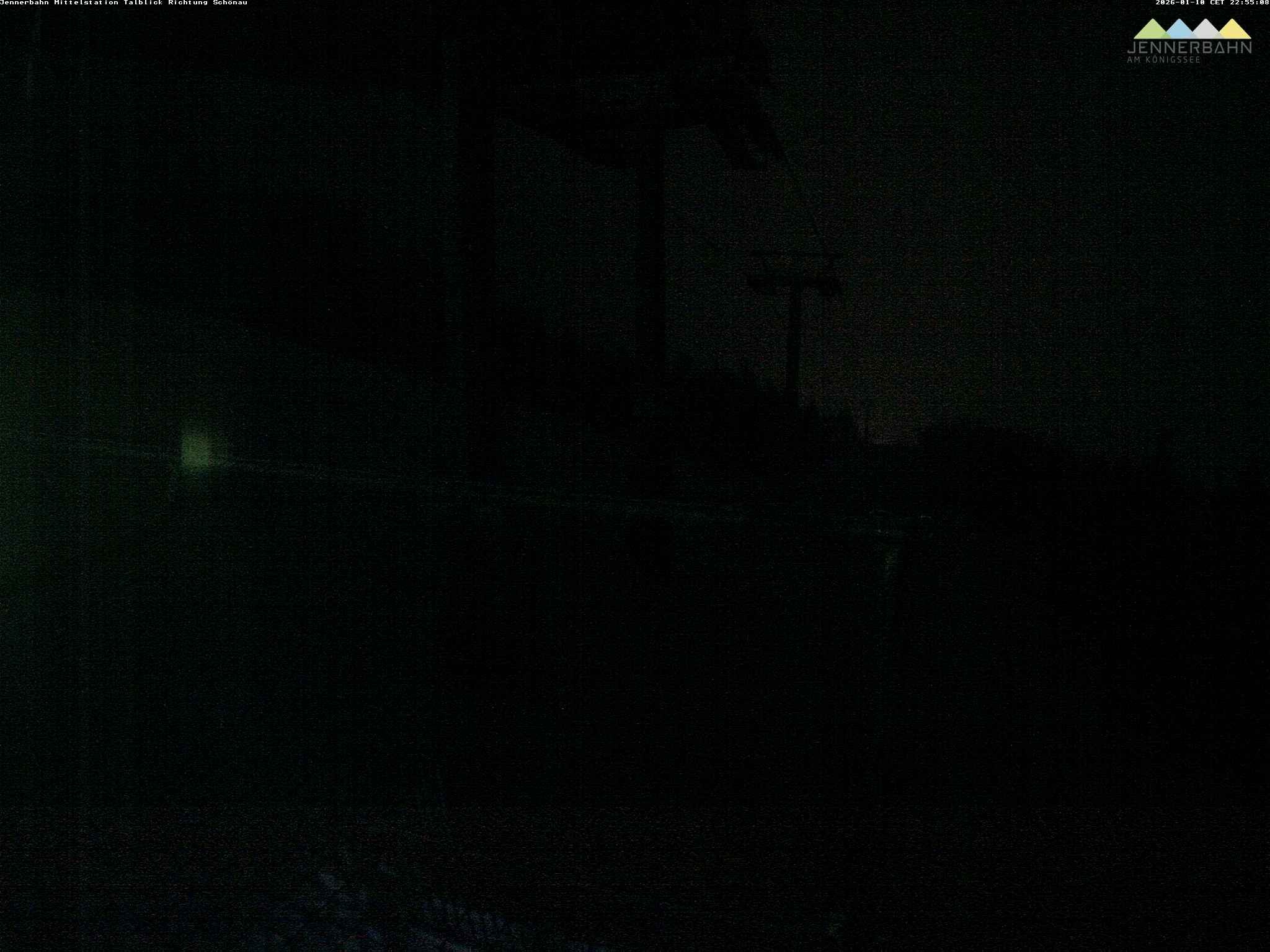 Archiv Foto Webcam Blick von der Mittelstation der Jennerbahn