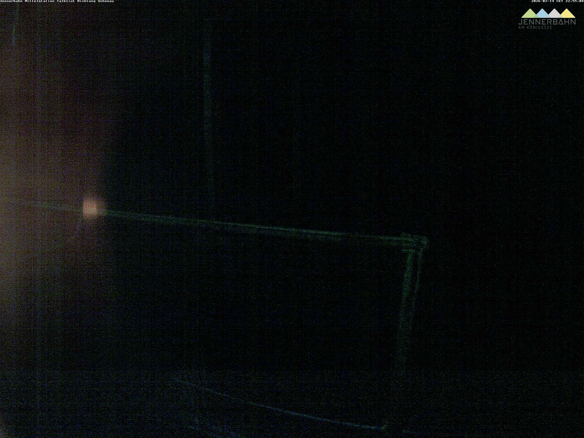 Archiv Foto Webcam Blick von der Mittelstation der Jennerbahn
