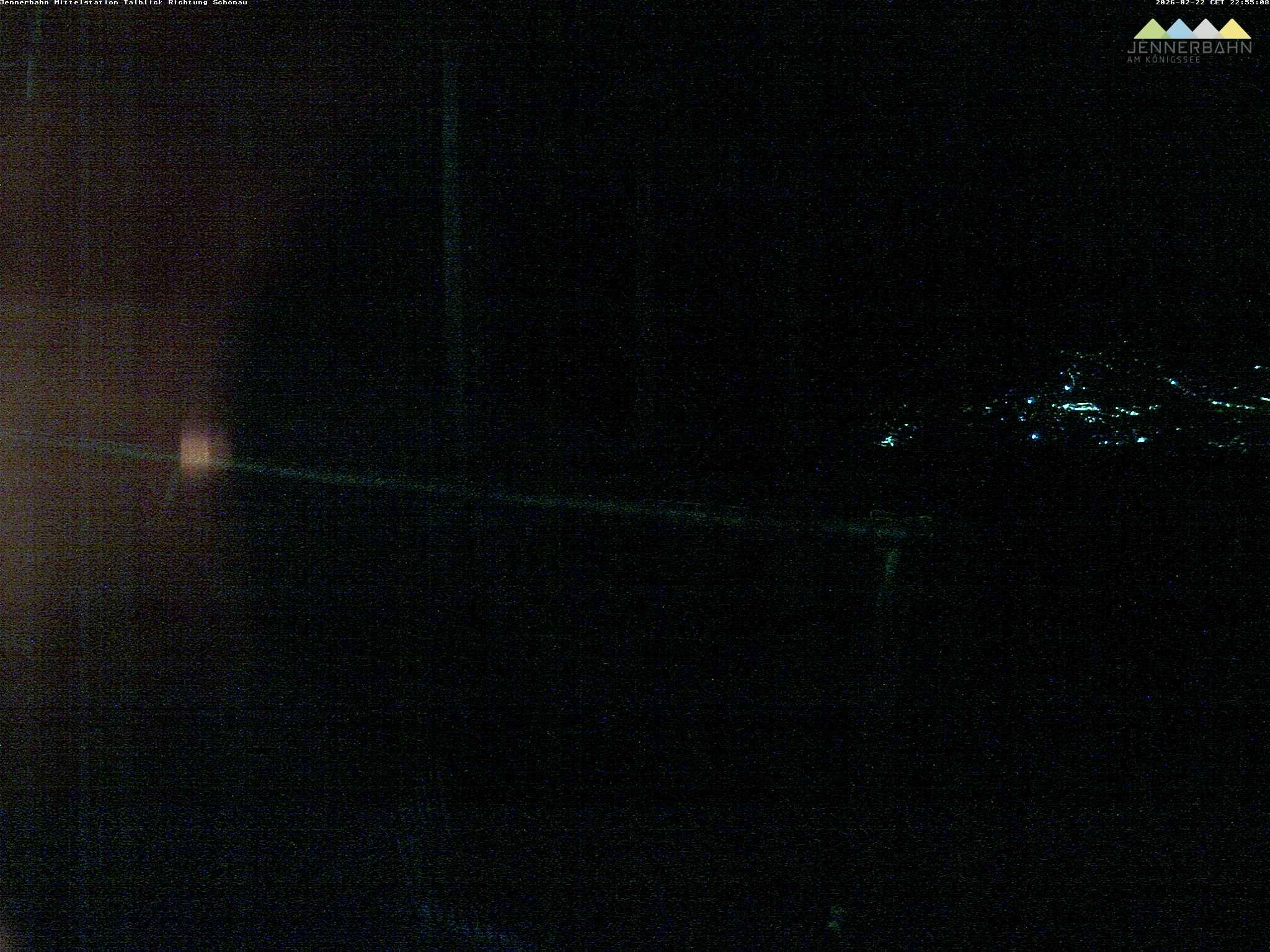 Archiv Foto Webcam Blick von der Mittelstation der Jennerbahn