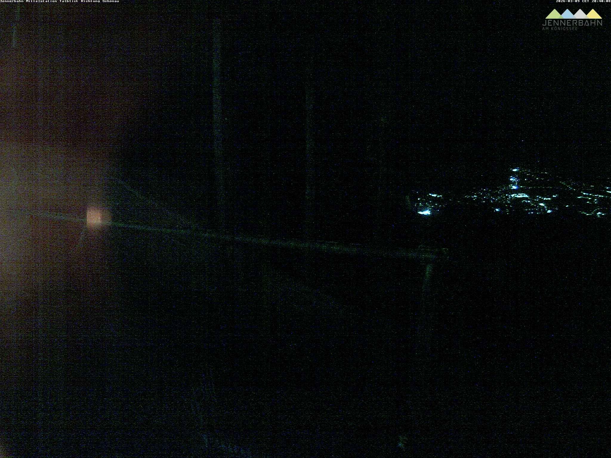 Archiv Foto Webcam Blick von der Mittelstation der Jennerbahn