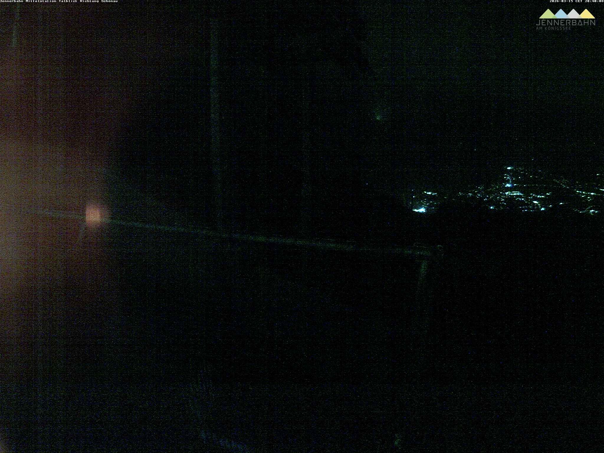 Archiv Foto Webcam Blick von der Mittelstation der Jennerbahn