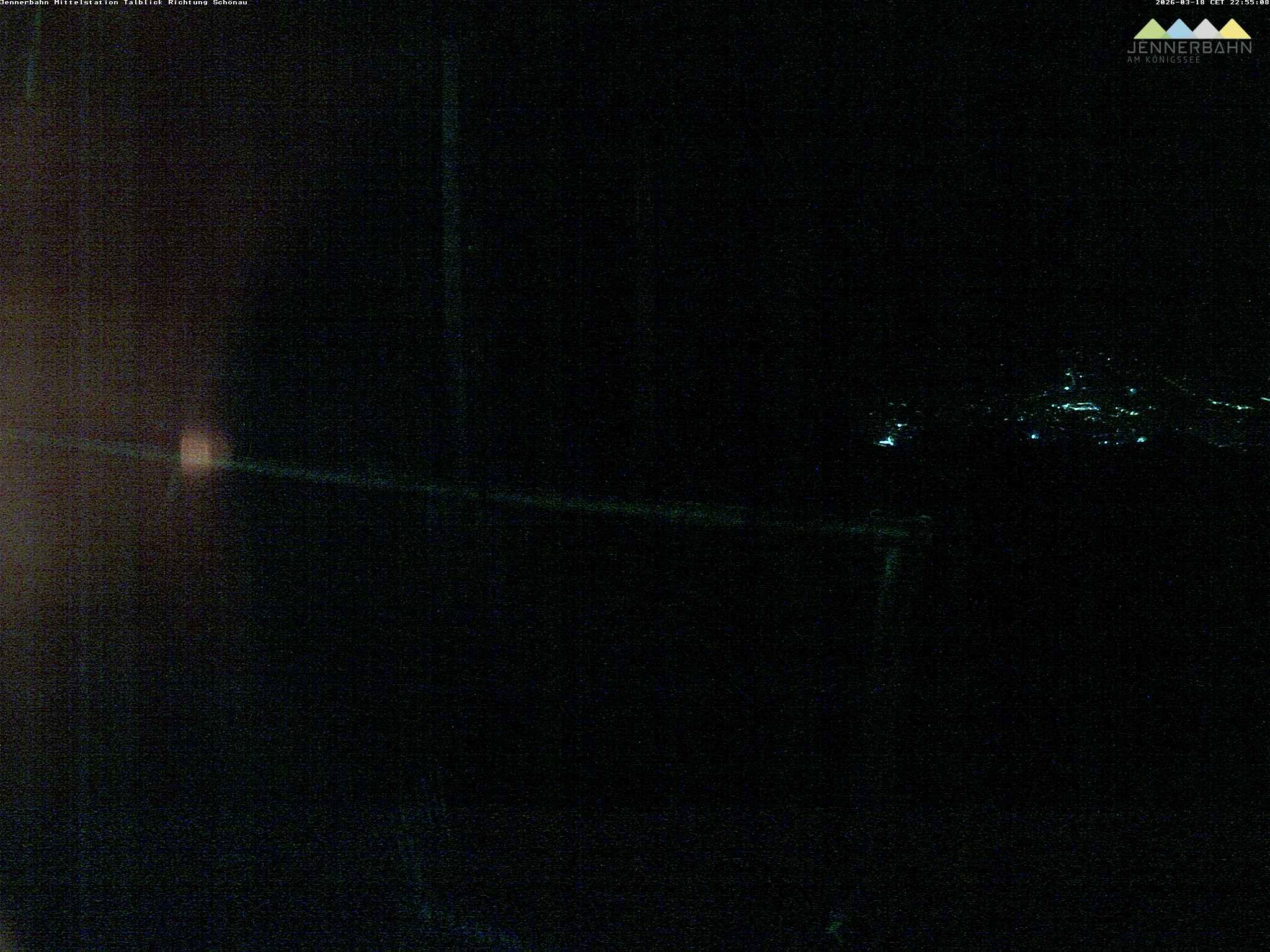 Archiv Foto Webcam Blick von der Mittelstation der Jennerbahn