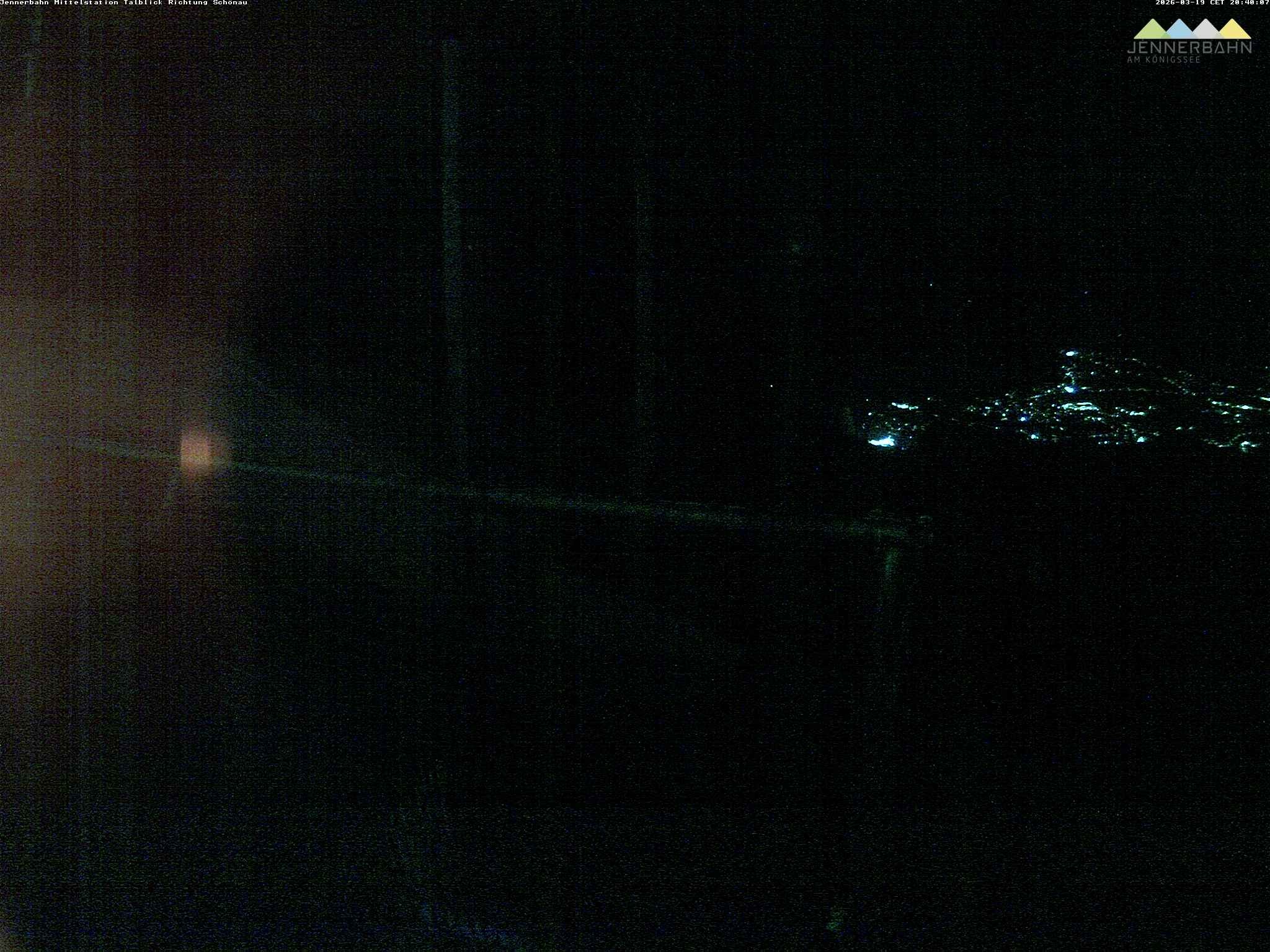 Archiv Foto Webcam Blick von der Mittelstation der Jennerbahn