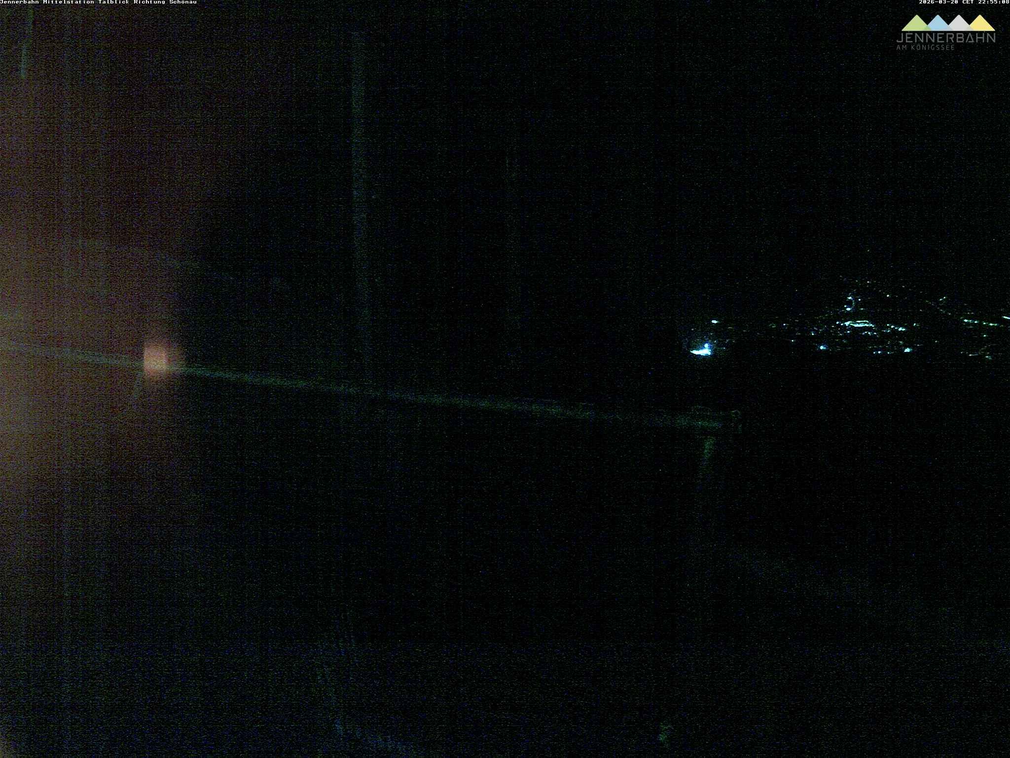 Archiv Foto Webcam Blick von der Mittelstation der Jennerbahn