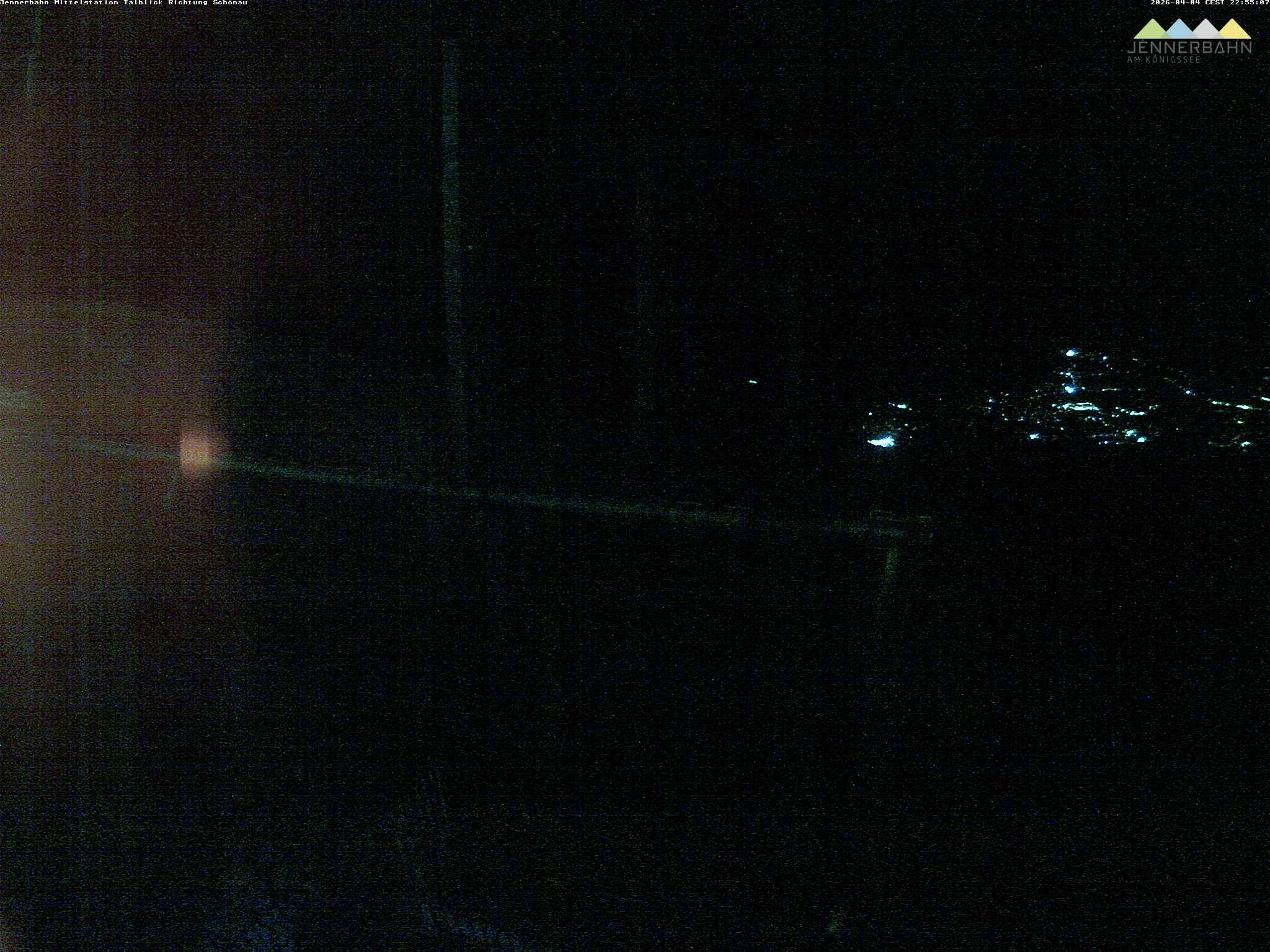 Archiv Foto Webcam Blick von der Mittelstation der Jennerbahn